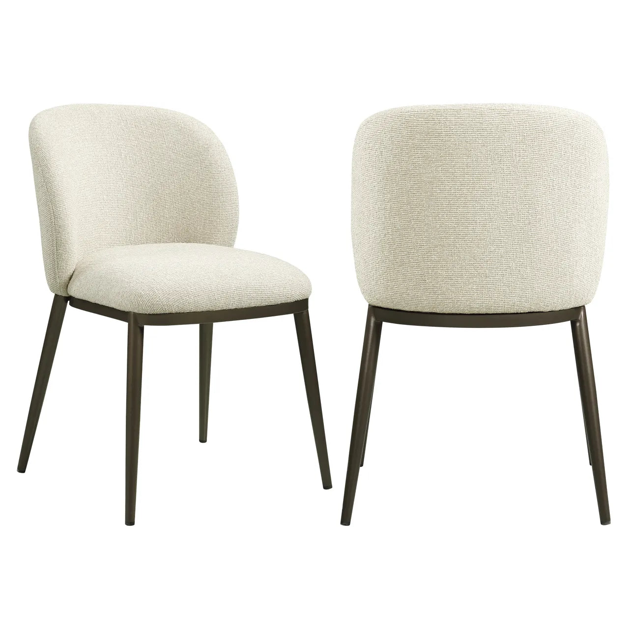 Richmond Interiors Gandy Taupe Boucle Dining Chair