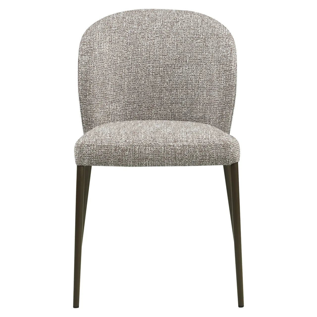 Richmond Interiors Set of 2 Stacker Earth Tweed Dining Chairs