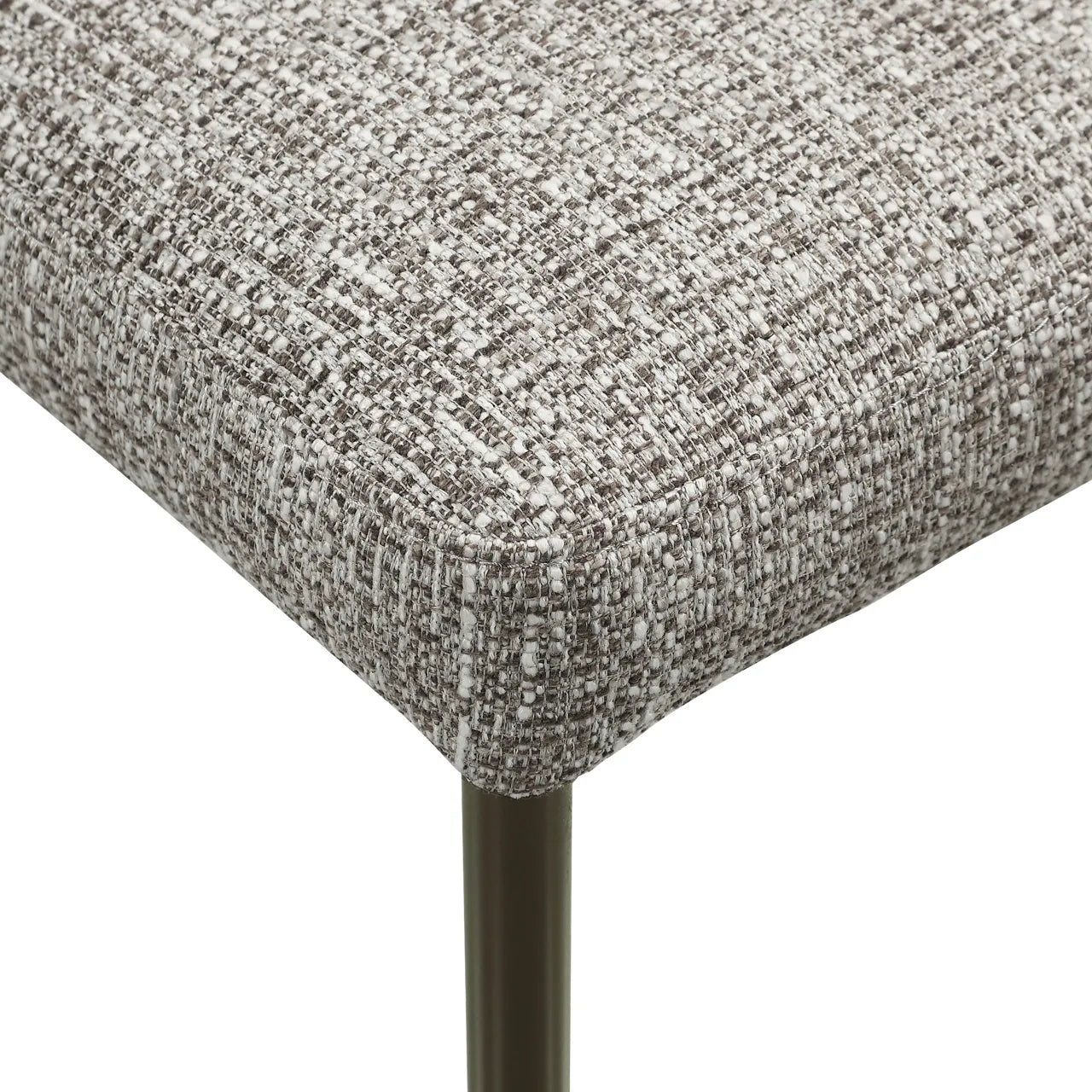 Richmond Interiors Set of 2 Stacker Earth Tweed Dining Chairs