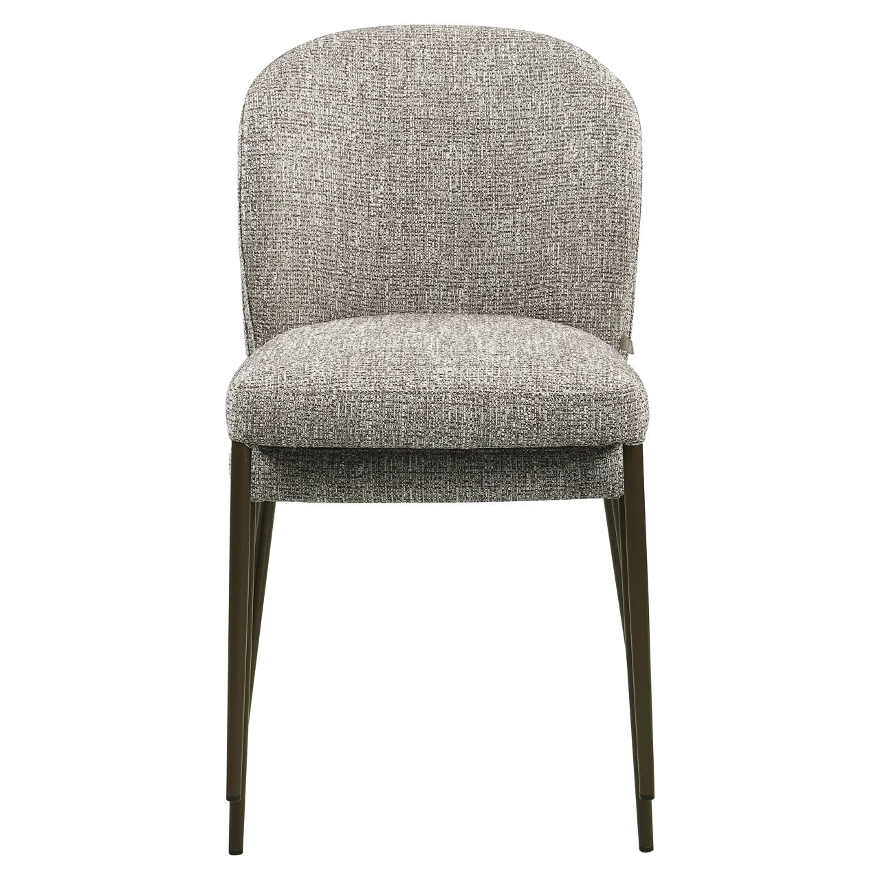 Richmond Interiors Set of 2 Stacker Earth Tweed Dining Chairs