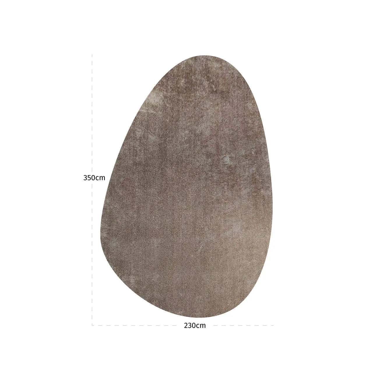 Richmond Interiors Freya Brown Pebble Rug 230x350cm