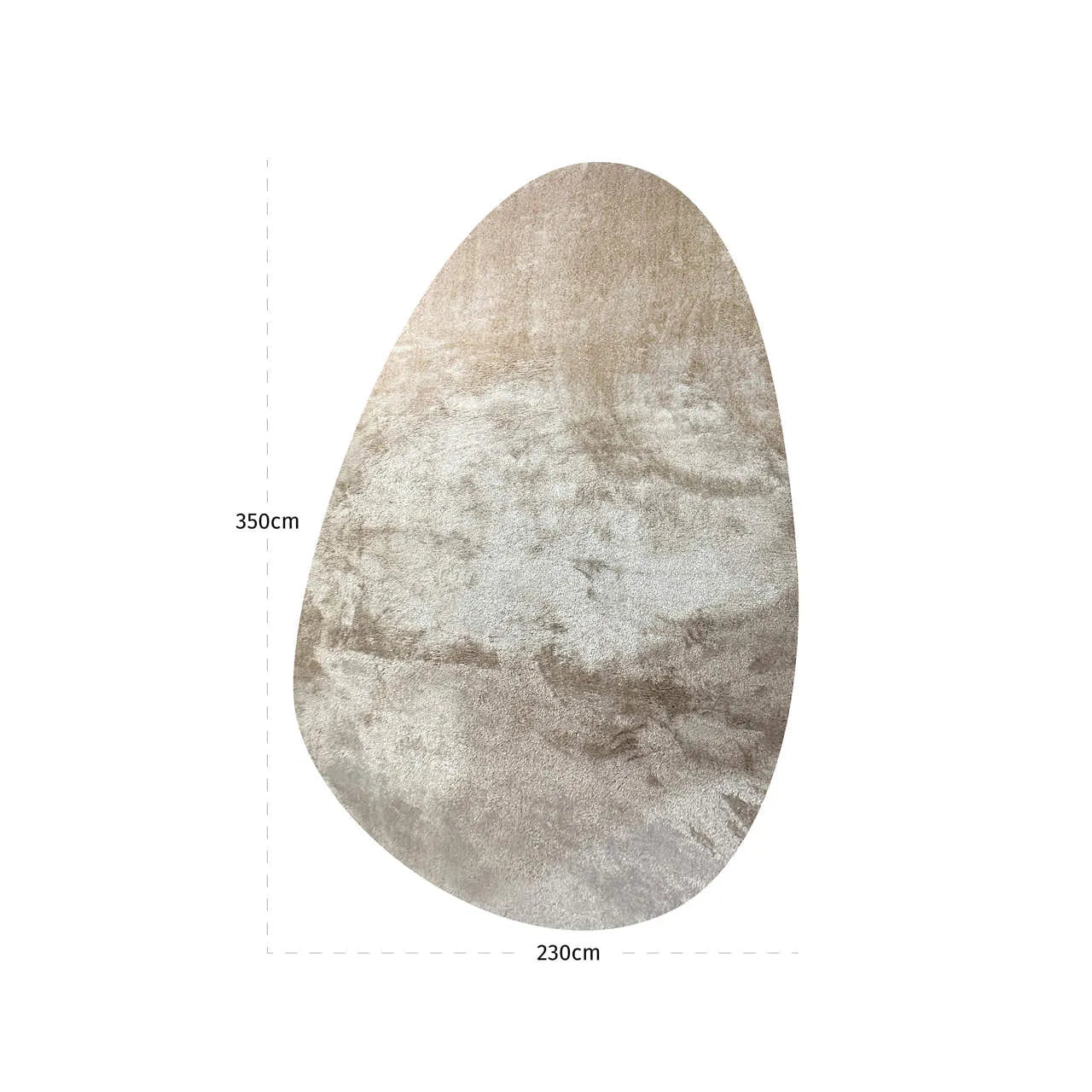 Richmond Interiors Mats Beige Pebble Rug 230x350cm