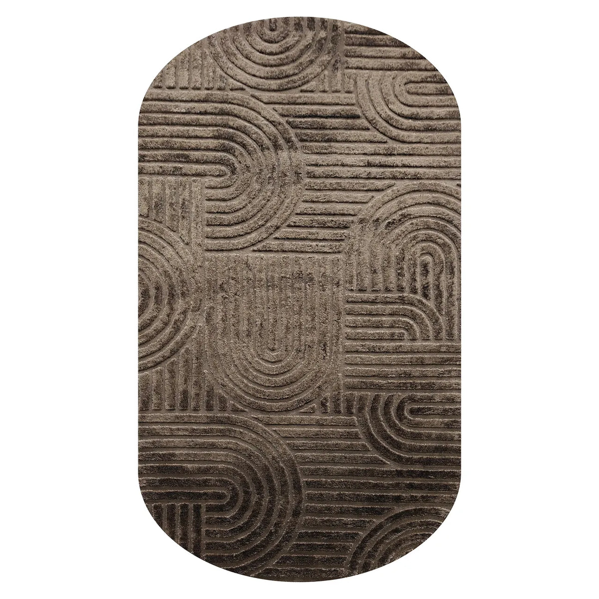 Richmond Interiors Liff Dark Brown Rug 200x350cm