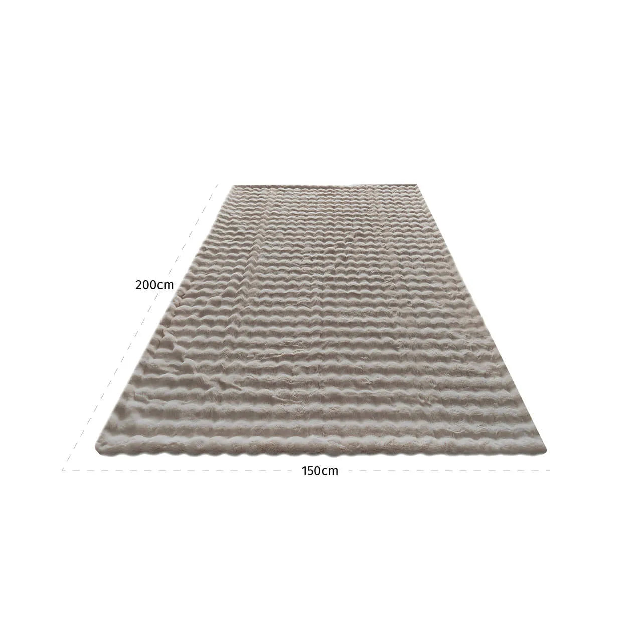 Richmond Interiors Cosy Fluff Cream Throw 150x200cm