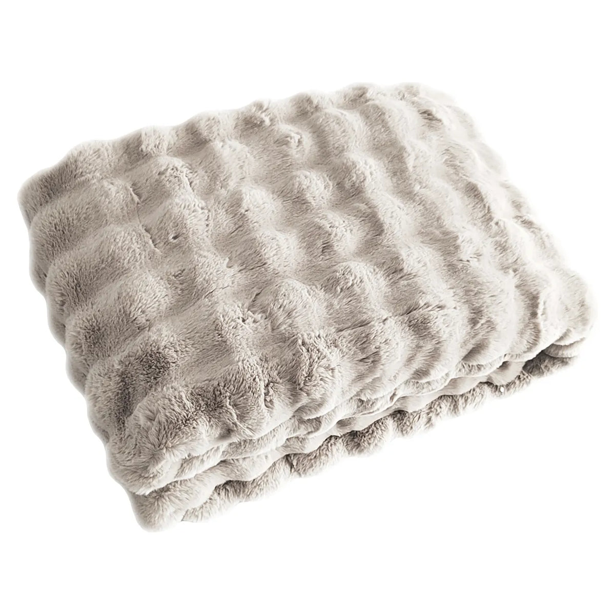 Richmond Interiors Cosy Fluff Cream Throw 150x200cm