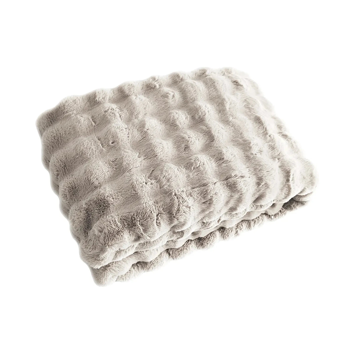 Richmond Interiors Cosy Fluff Cream Throw 150x200cm