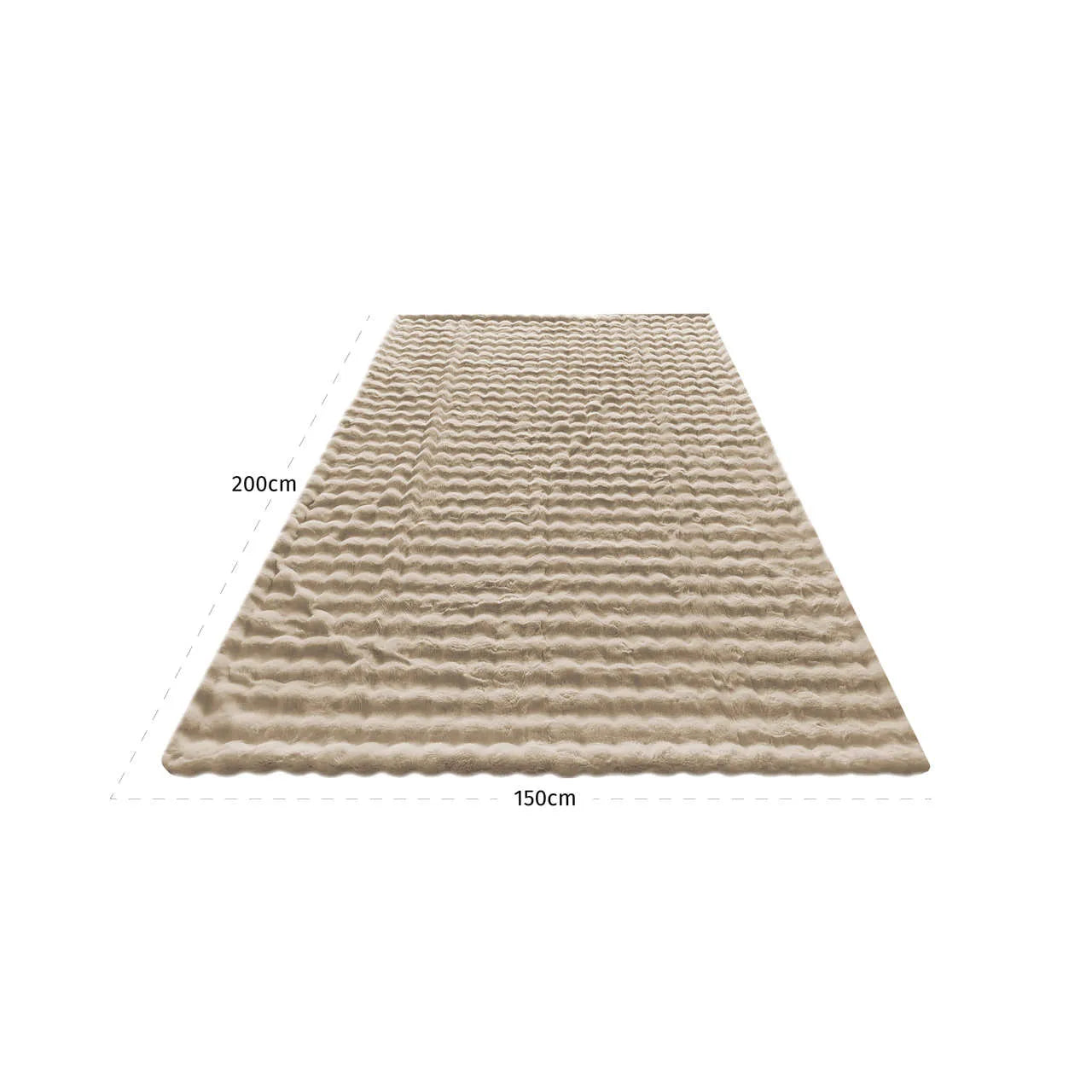 Richmond Interiors Nordic Plush Beige Throw 150x200cm