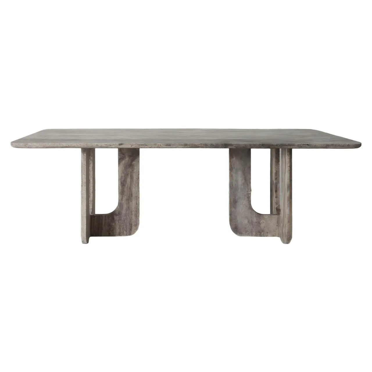 Richmond Interiors Westin Grey Travertine Dining Table 230cm