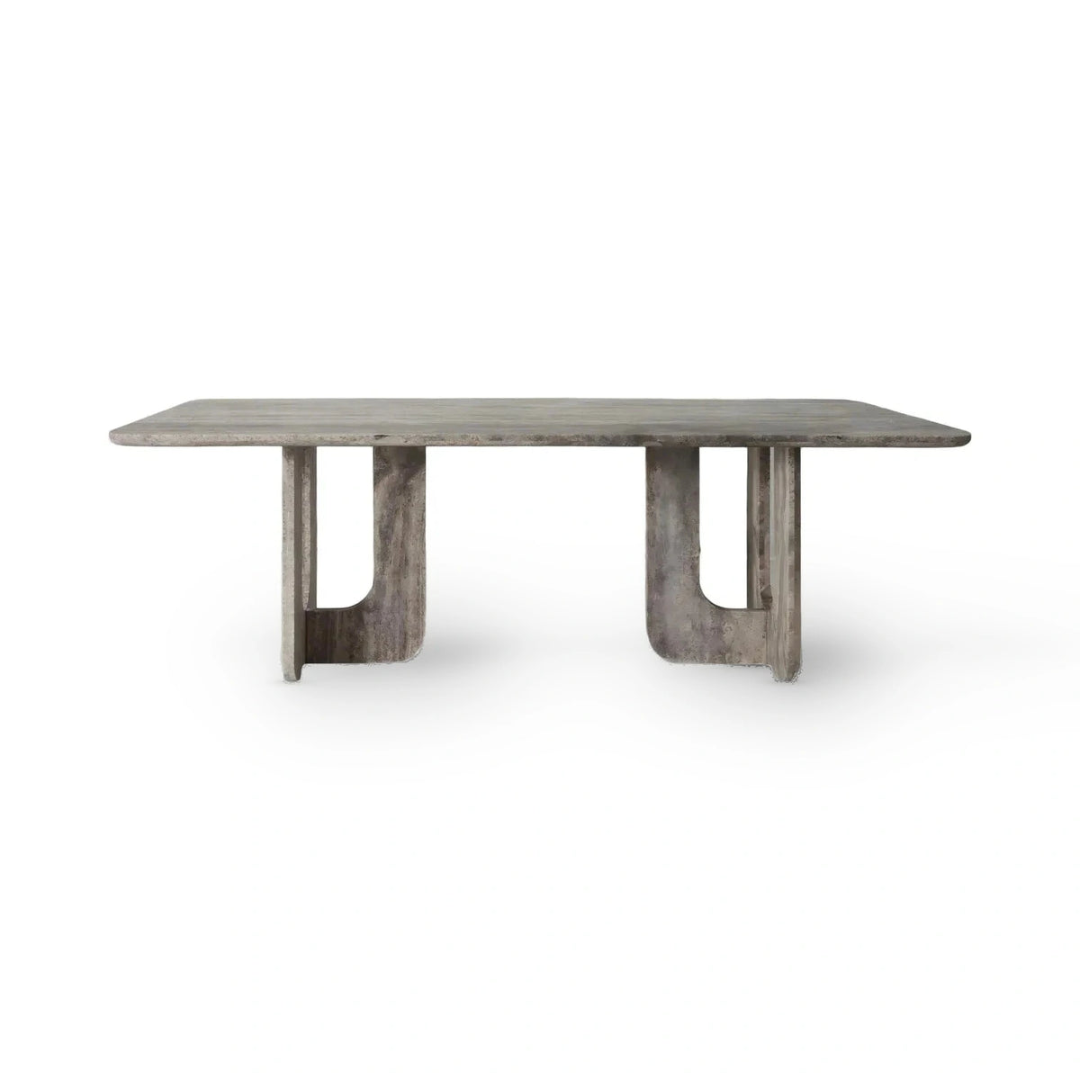 Richmond Interiors Westin Grey Travertine Dining Table 230cm