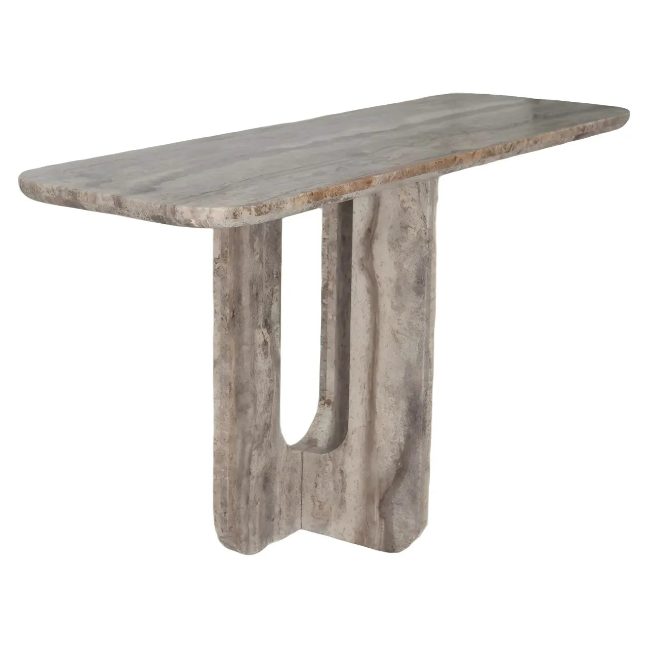 Richmond Interiors Westin Grey Marble Console Table