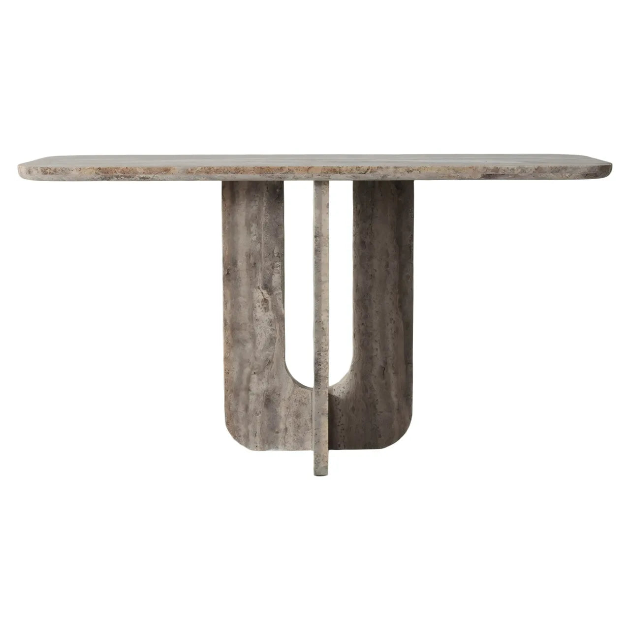 Richmond Interiors Westin Grey Marble Console Table