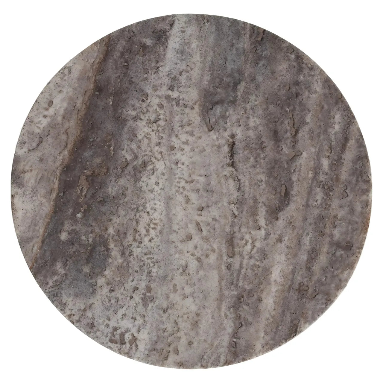 Richmond Interiors Westin Grey Travertine Side Table