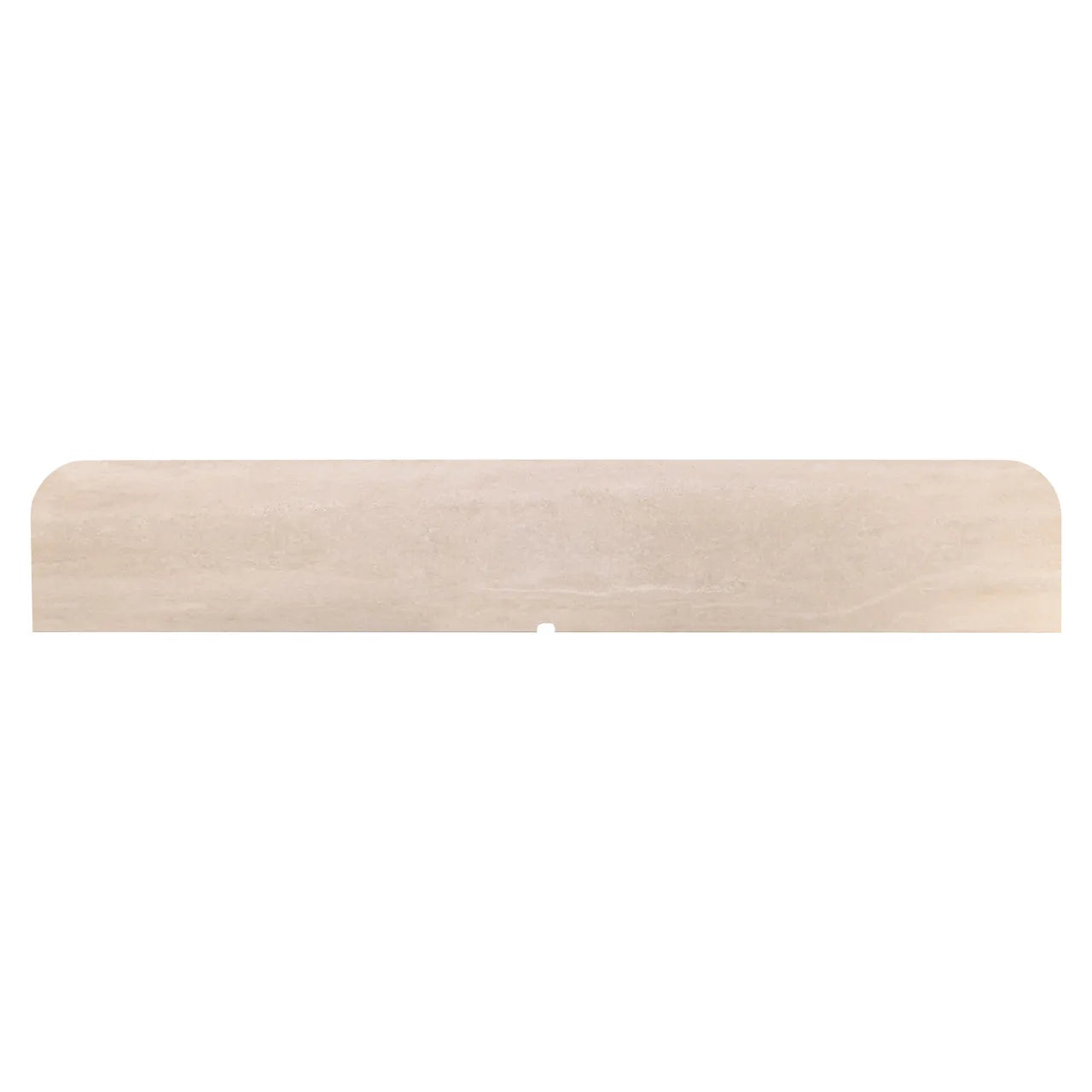 Richmond Interiors Nando Brown Travertine Ceramic & Oak Wood TV Unit