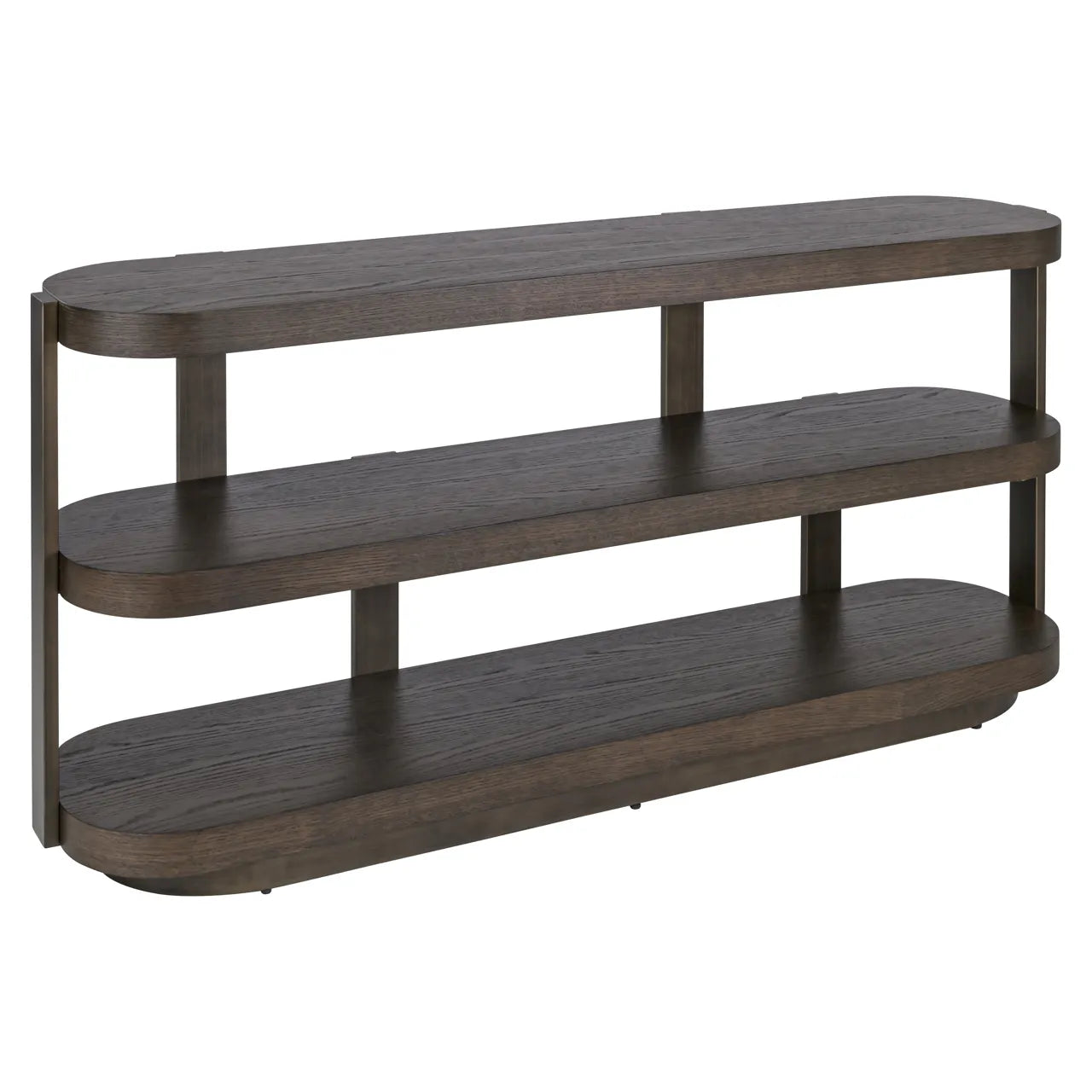 Richmond Interiors Ellington Brown Oak Wood Console Table
