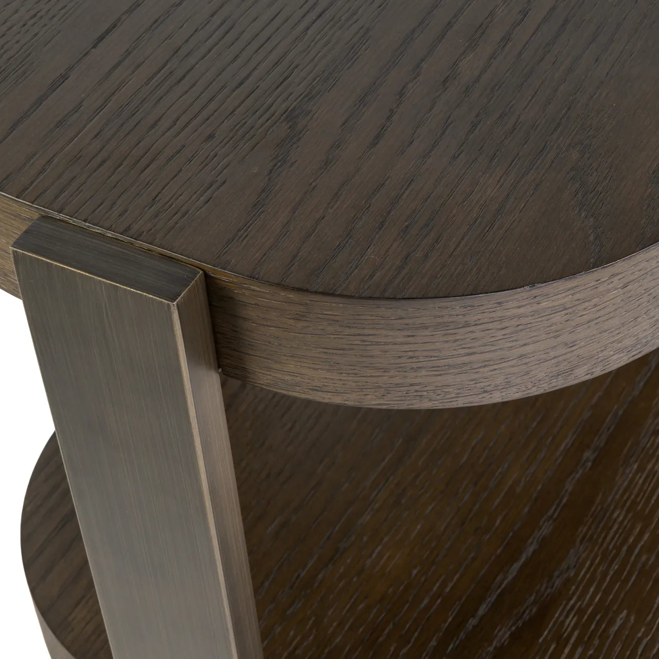 Richmond Interiors Ellington Brown Oak Wood Console Table