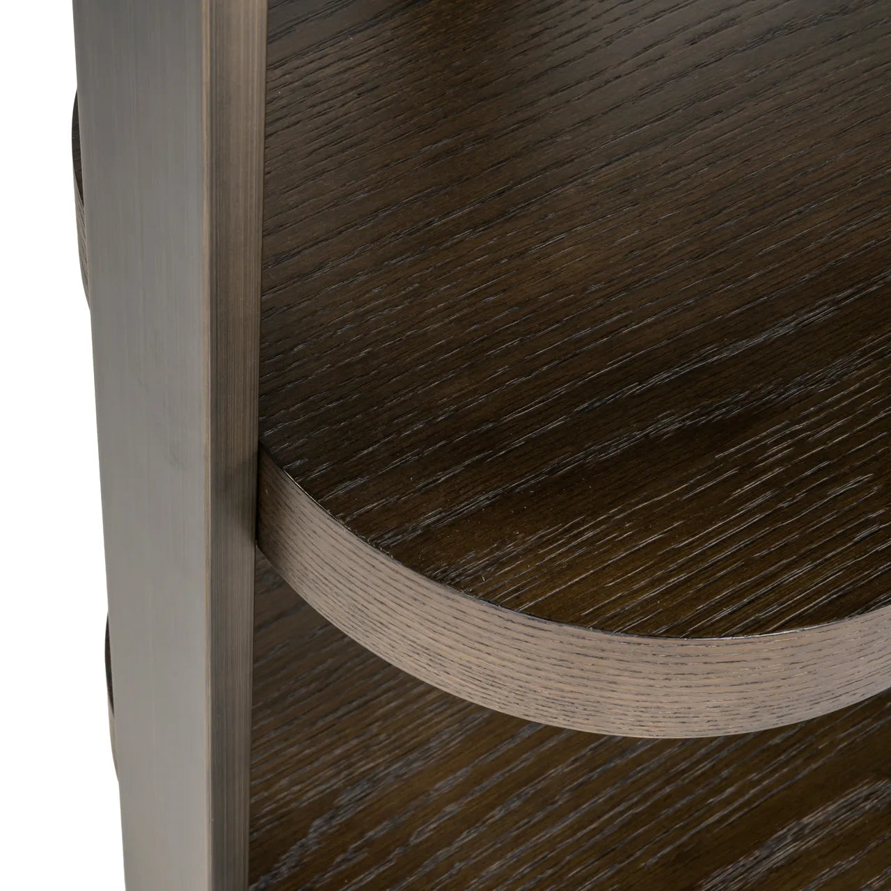 Richmond Interiors Ellington Brown Oak Wood Console Table