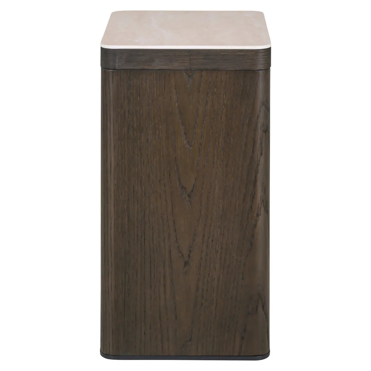 Richmond Interiors Nando Brown Travertine Side Table