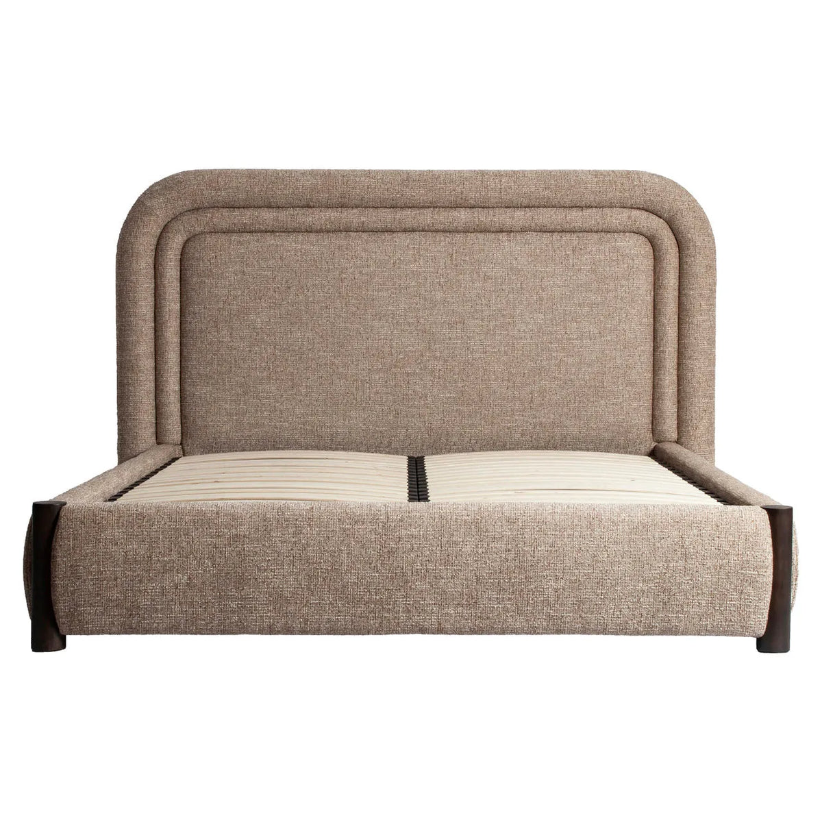 Richmond Interiors Citadel Sand Tweed King Size Bed 160x200cm