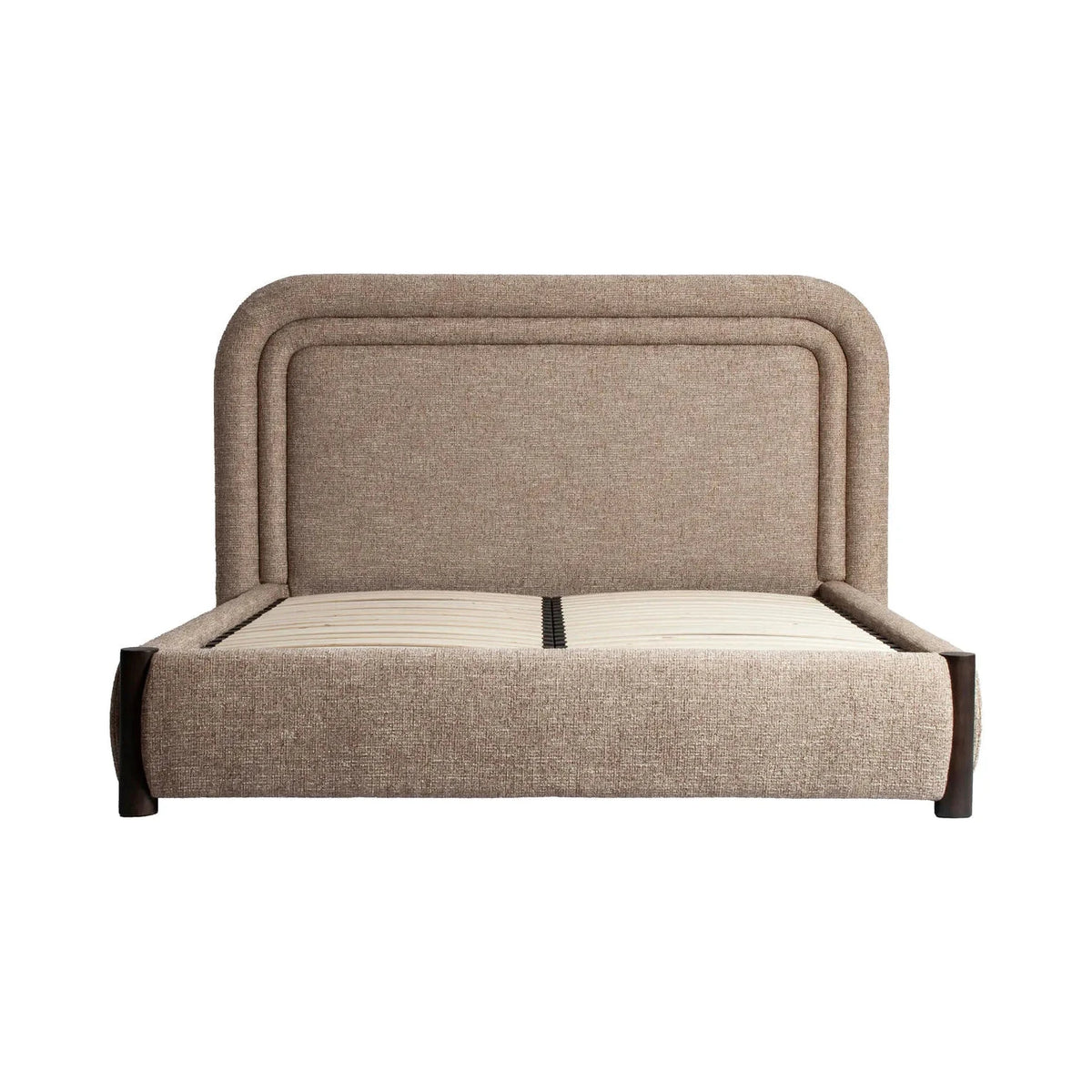 Richmond Interiors Citadel Sand Tweed King Size Bed 160x200cm