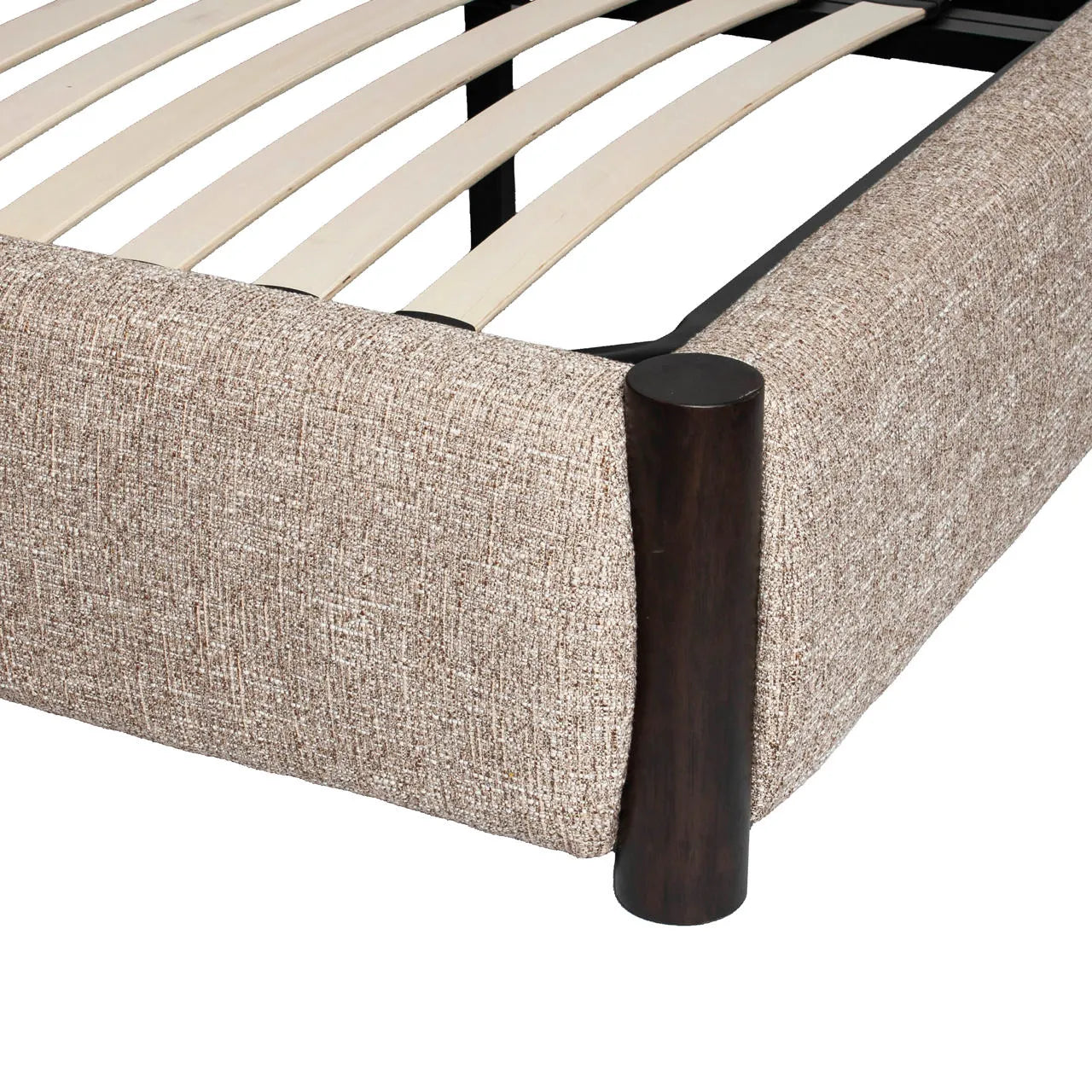 Richmond Interiors Citadel Sand Tweed King Size Bed 160x200cm