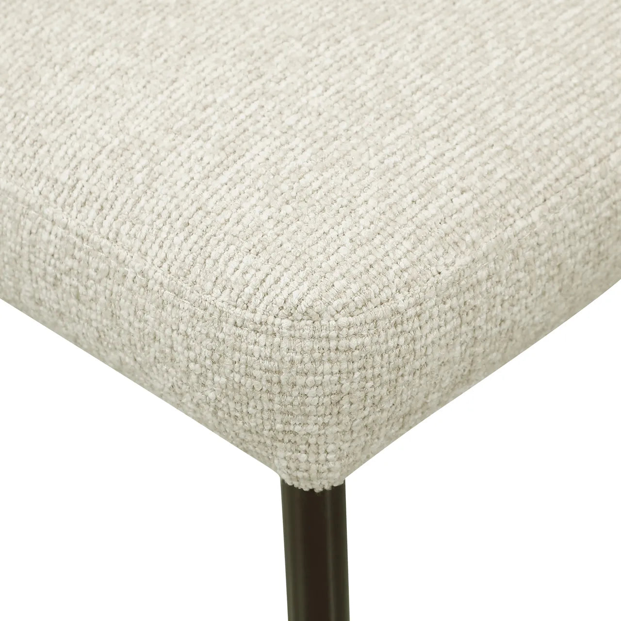Richmond Interiors Set of 2 Stacker Taupe Boucle Dining Chairs