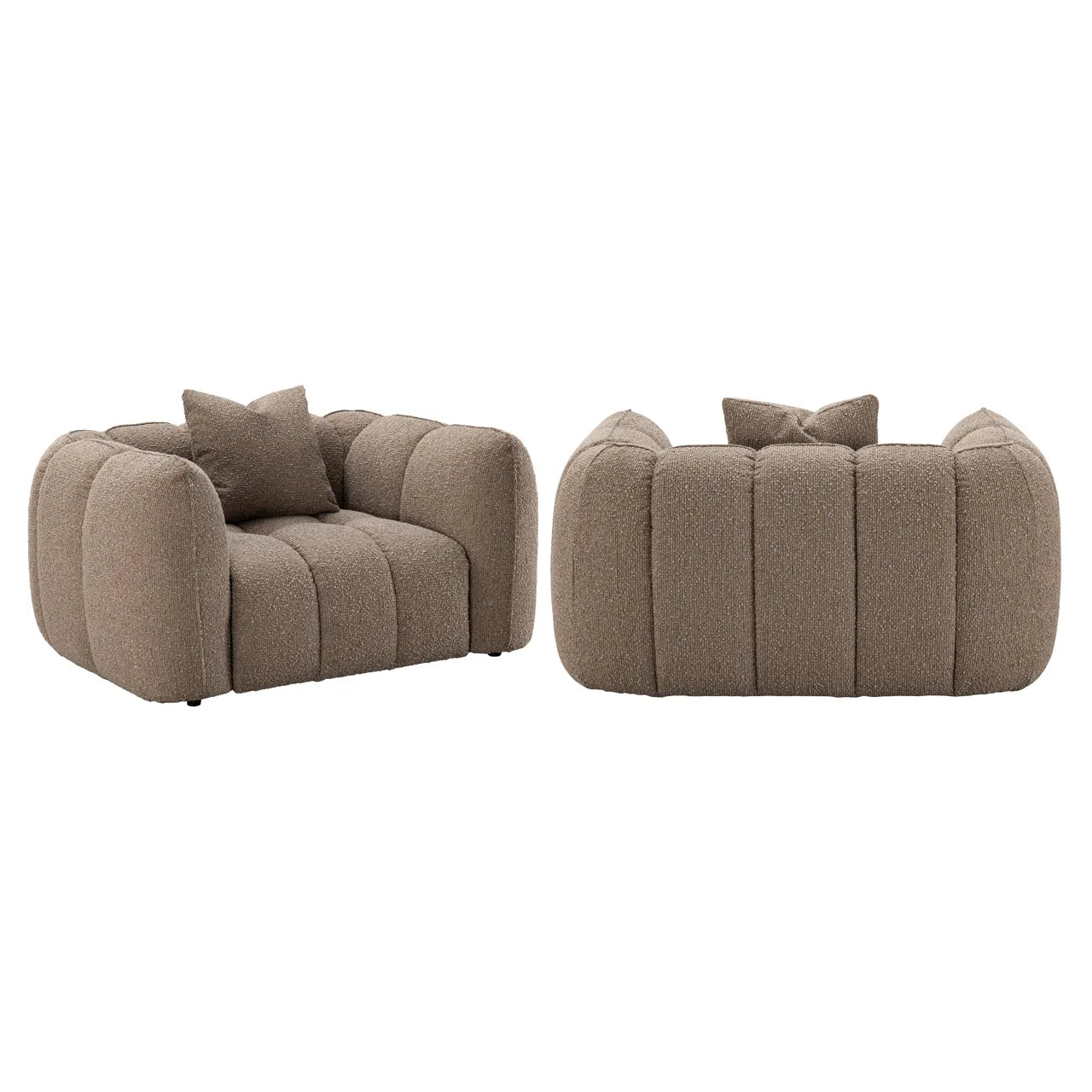 Richmond Interiors Hogan Mocca Boucle Armchair