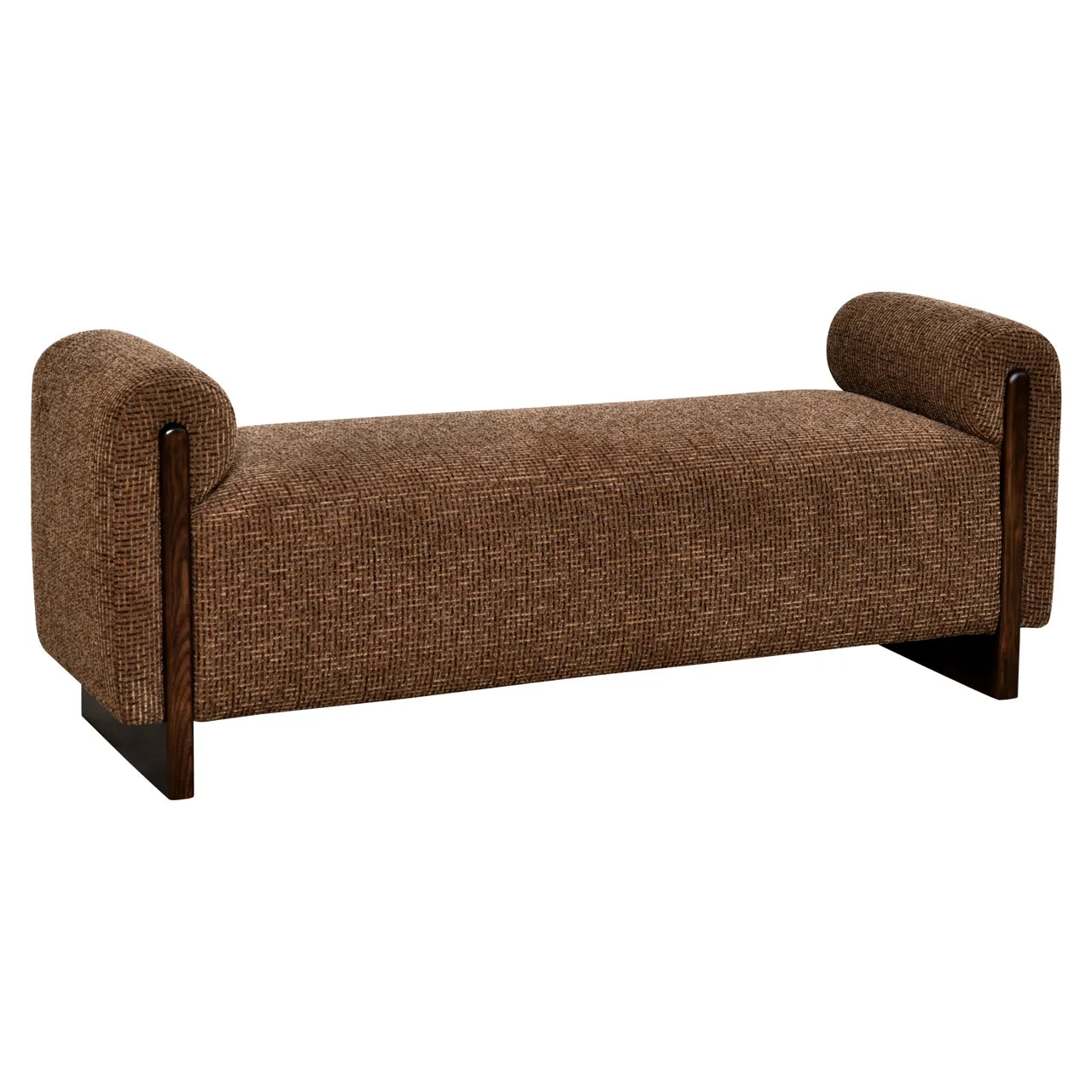 Richmond Interiors Winslov Brown Chenille Bench
