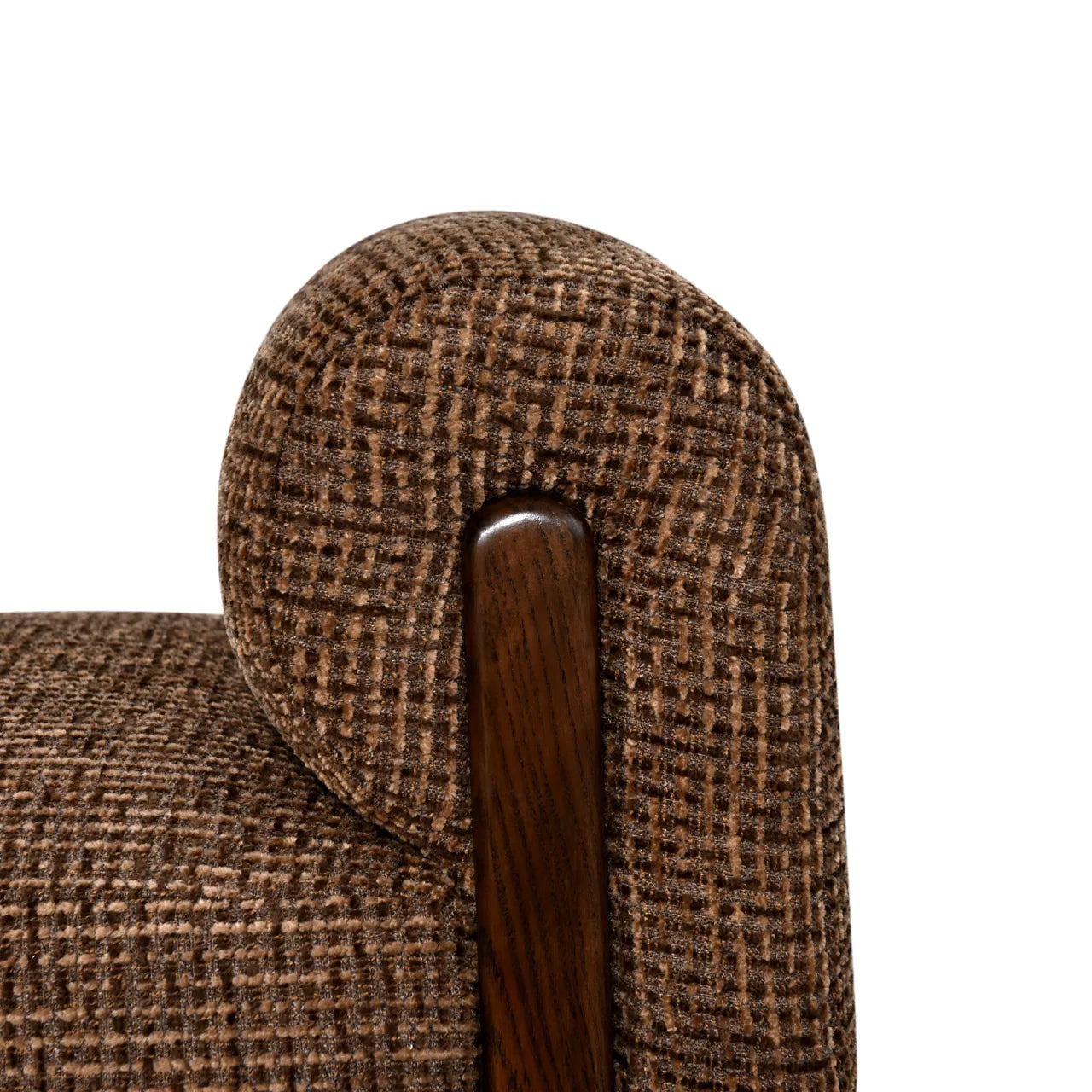 Richmond Interiors Winslov Brown Chenille Bench