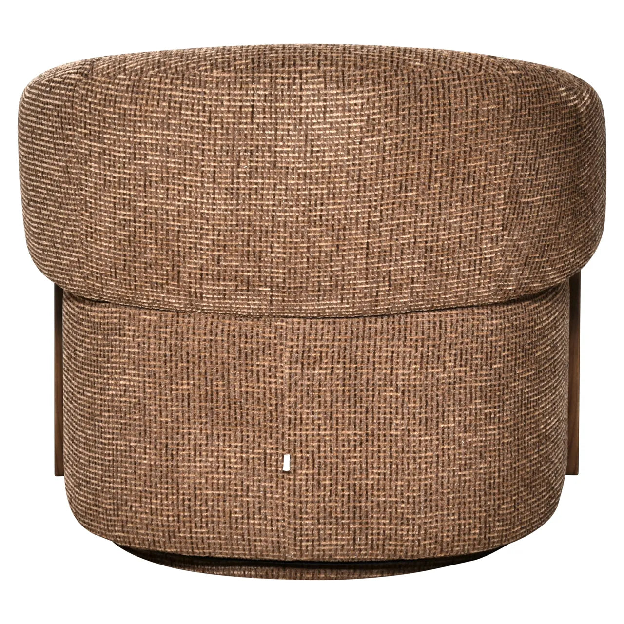 Richmond Interiors Marina Brown Chenille Swivel Armchair