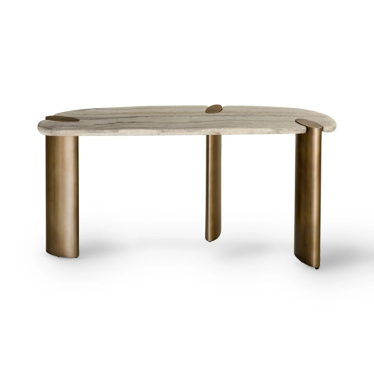 Richmond Interiors Arcadia Grey Marble Console Table