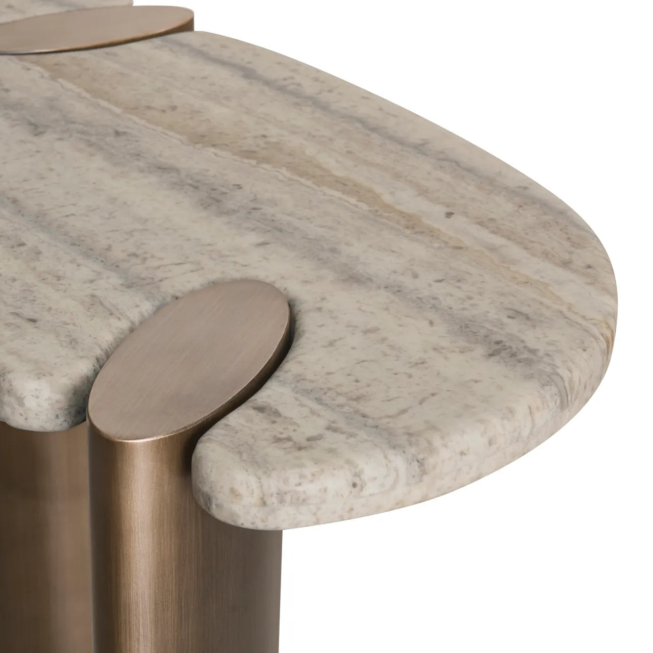 Richmond Interiors Arcadia Grey Marble Console Table