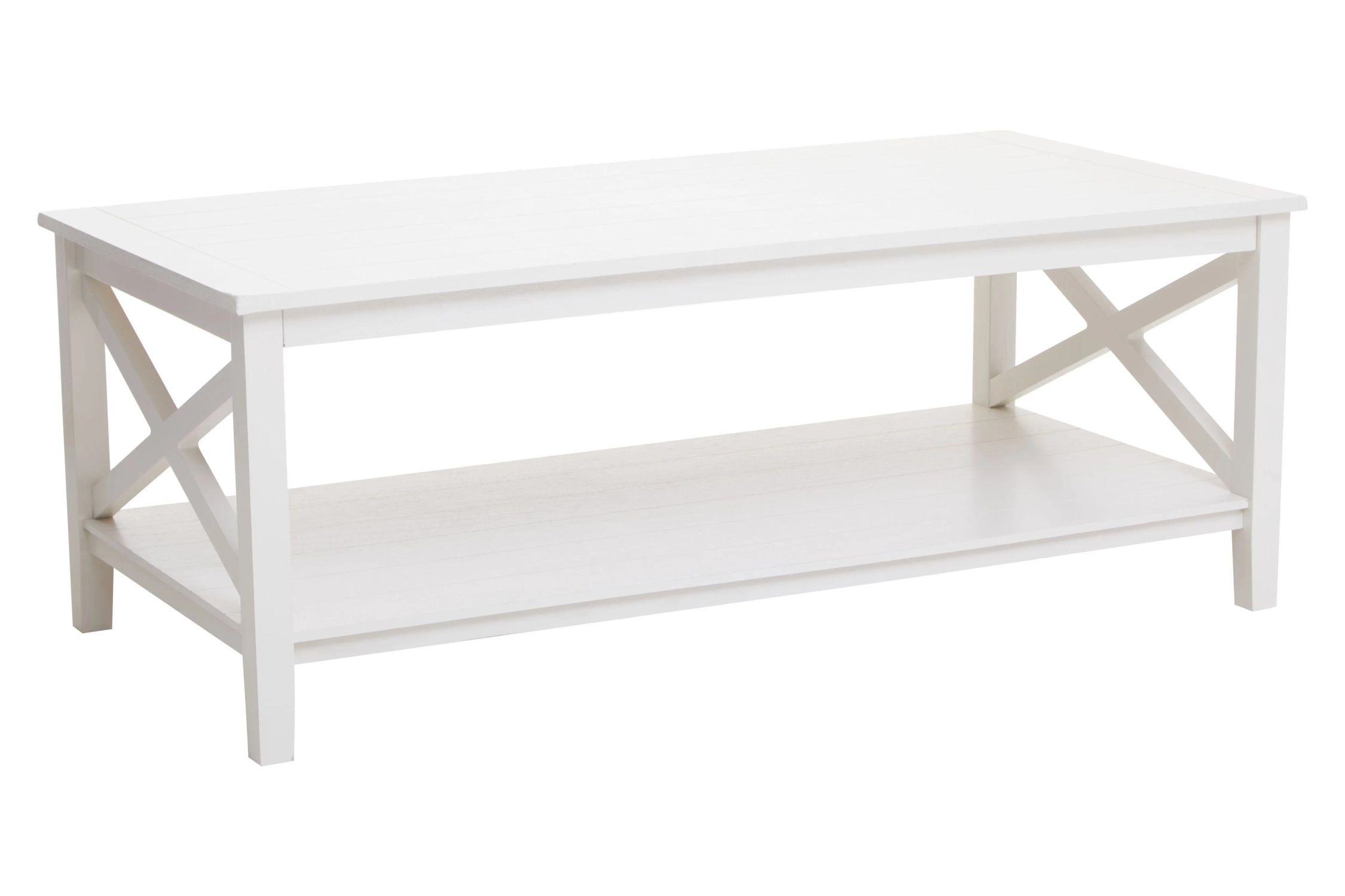 Chelsea White Rectangular Wood Coffee Table