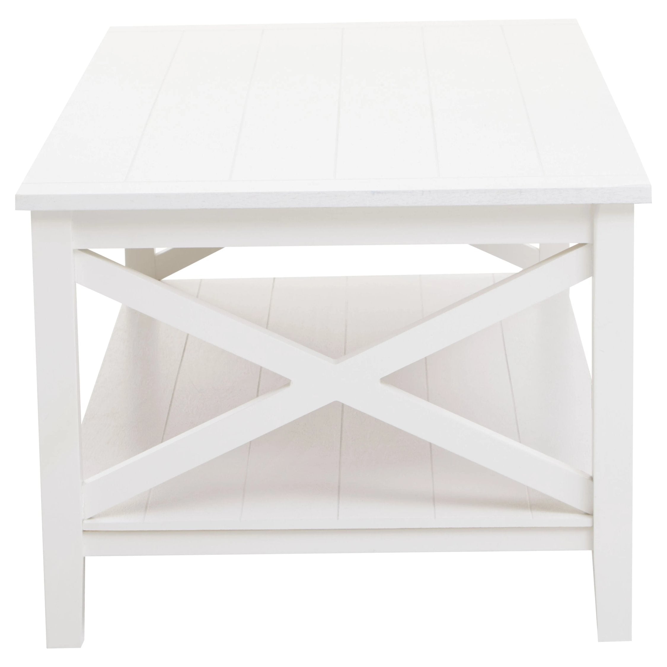 Chelsea White Rectangular Wood Coffee Table
