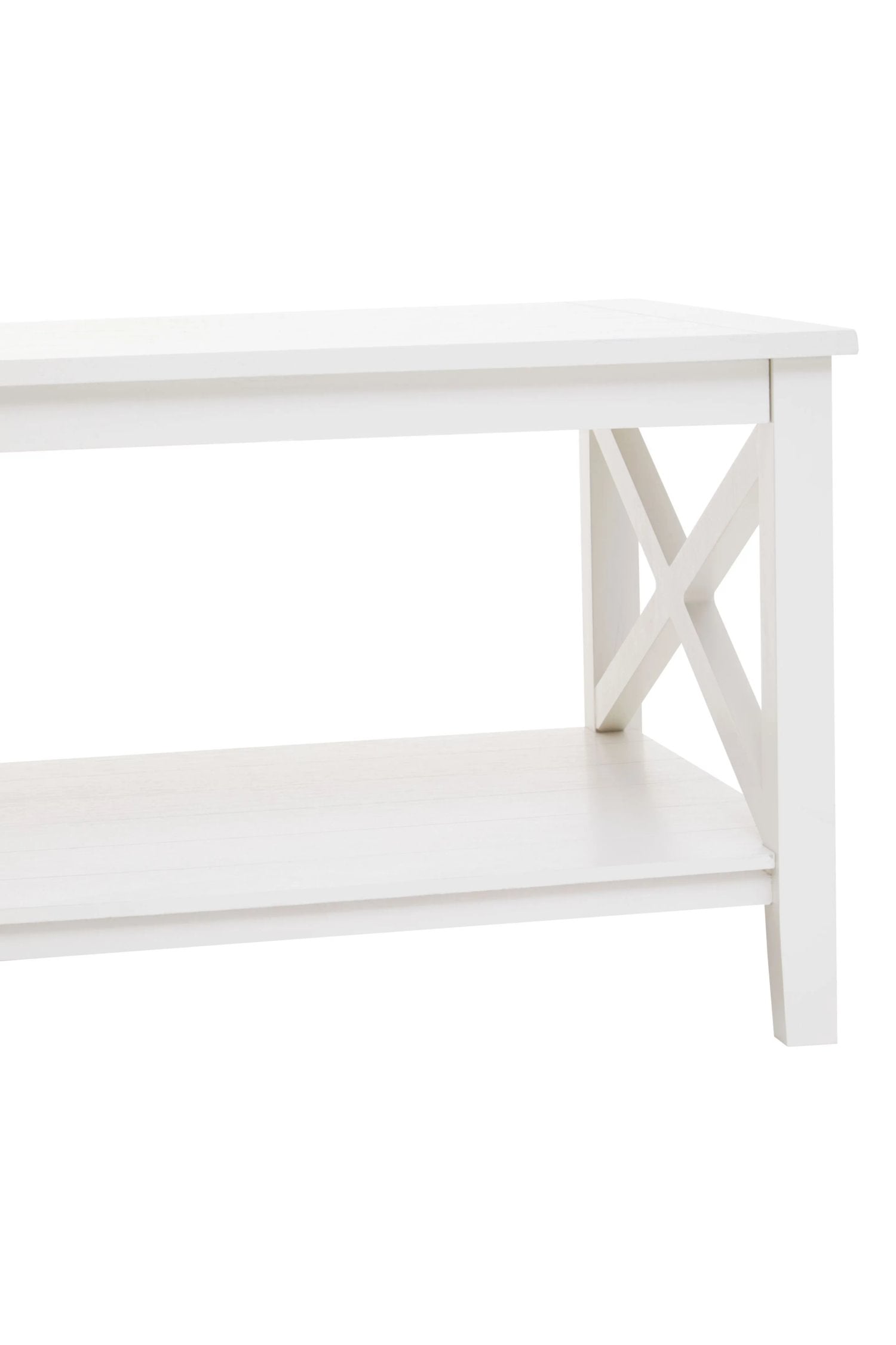 Chelsea White Rectangular Wood Coffee Table
