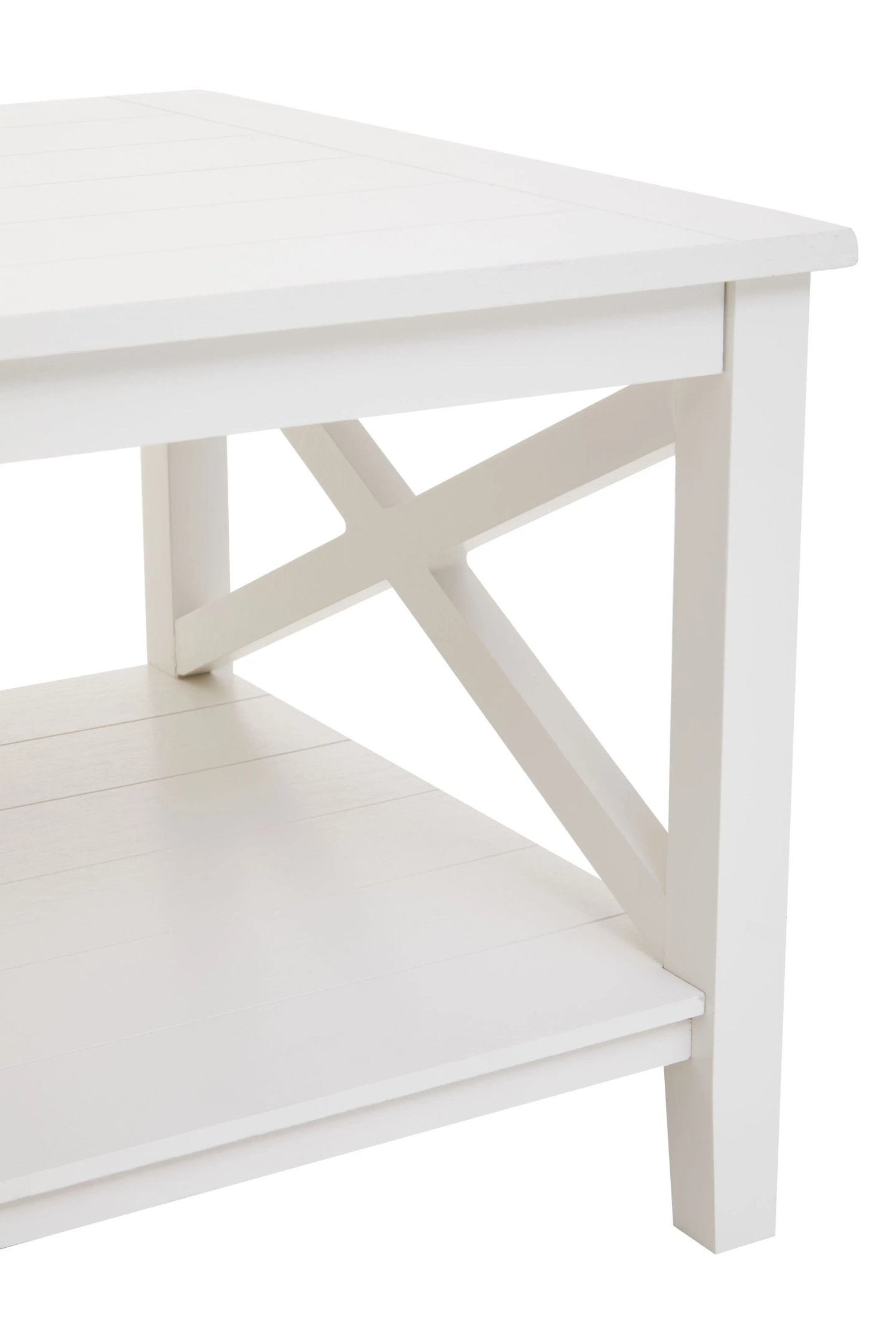 Chelsea White Rectangular Wood Coffee Table