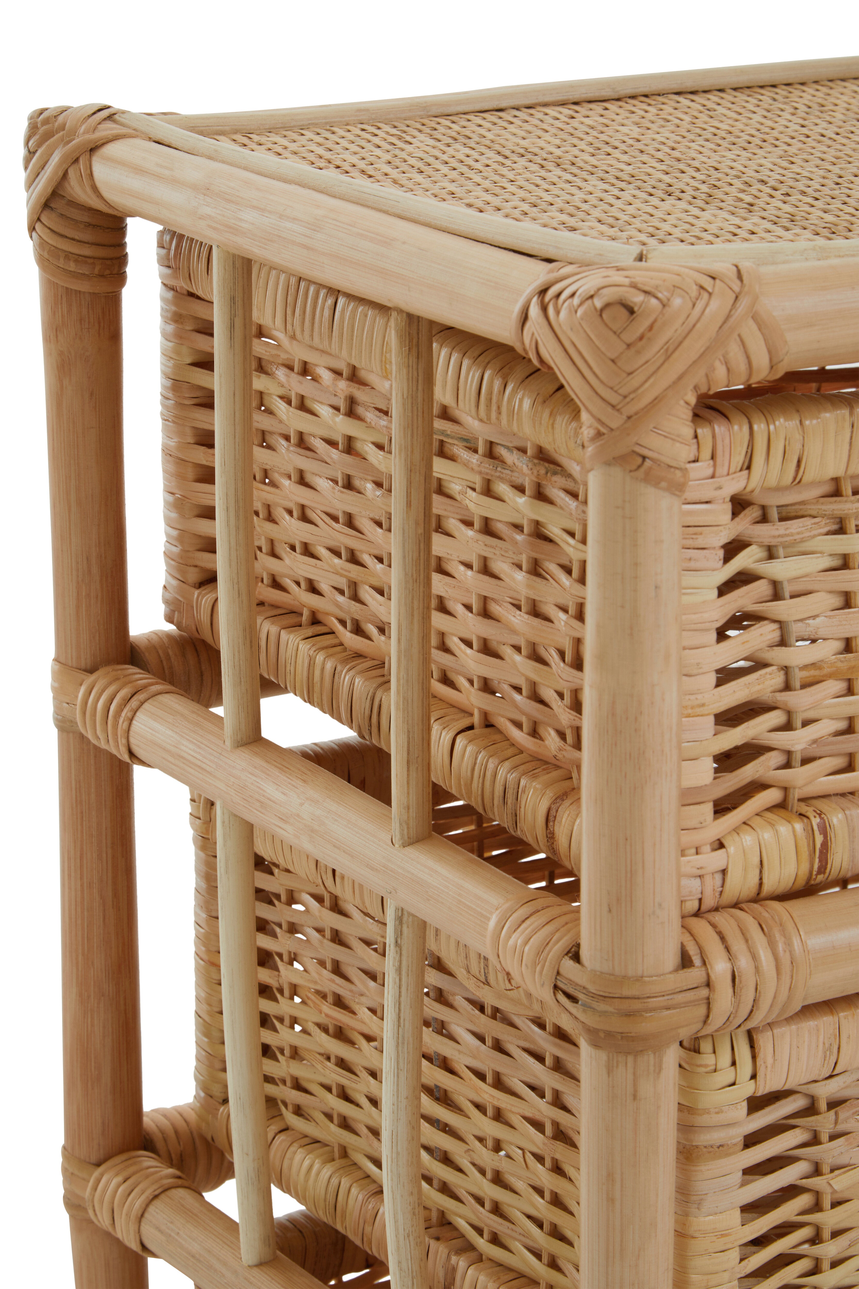 Jada Natural Rattan Chest of Drawers | 6 Drawers