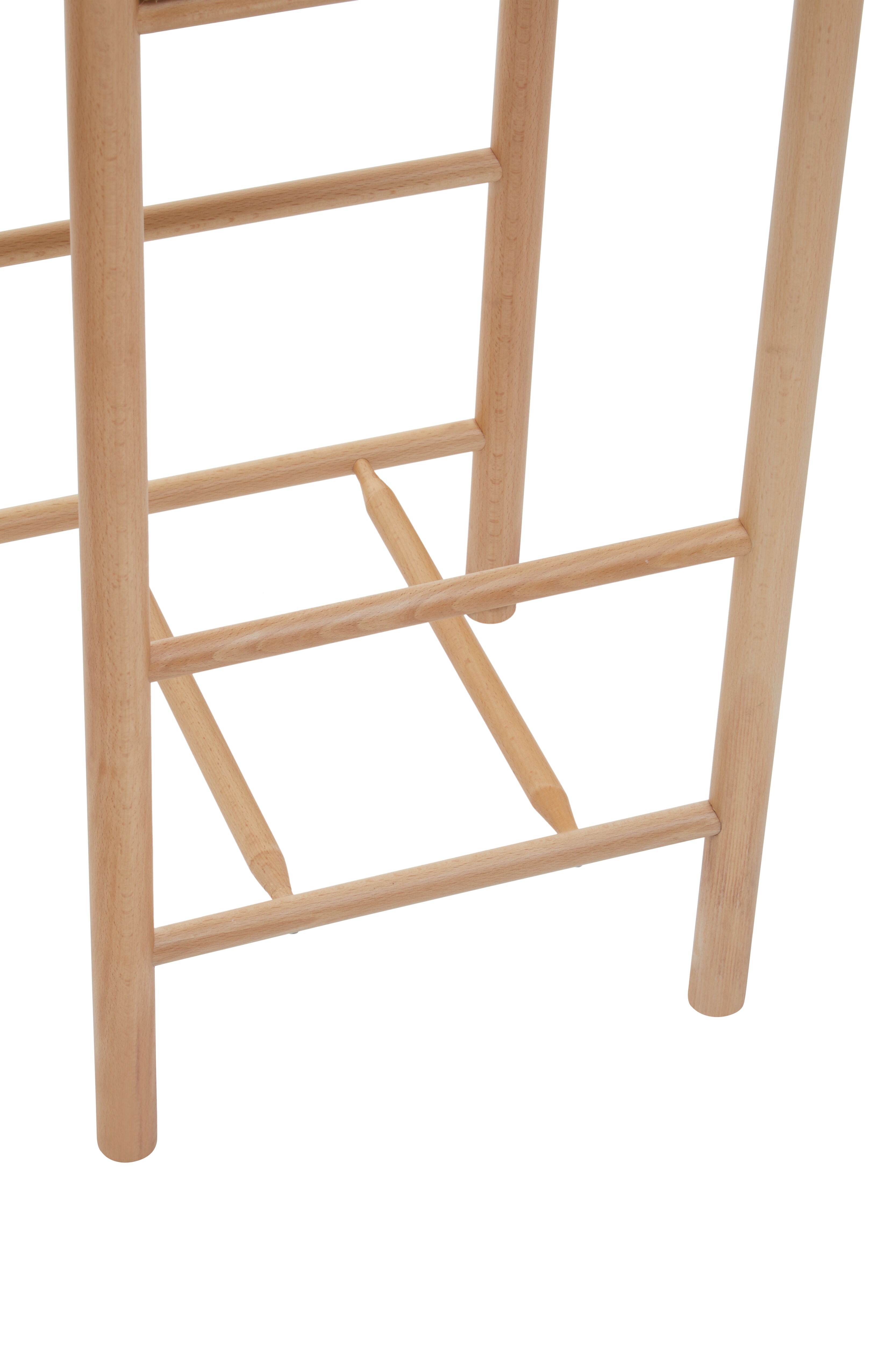 Cleets Natural Wood & Woven Rope Bar Stool