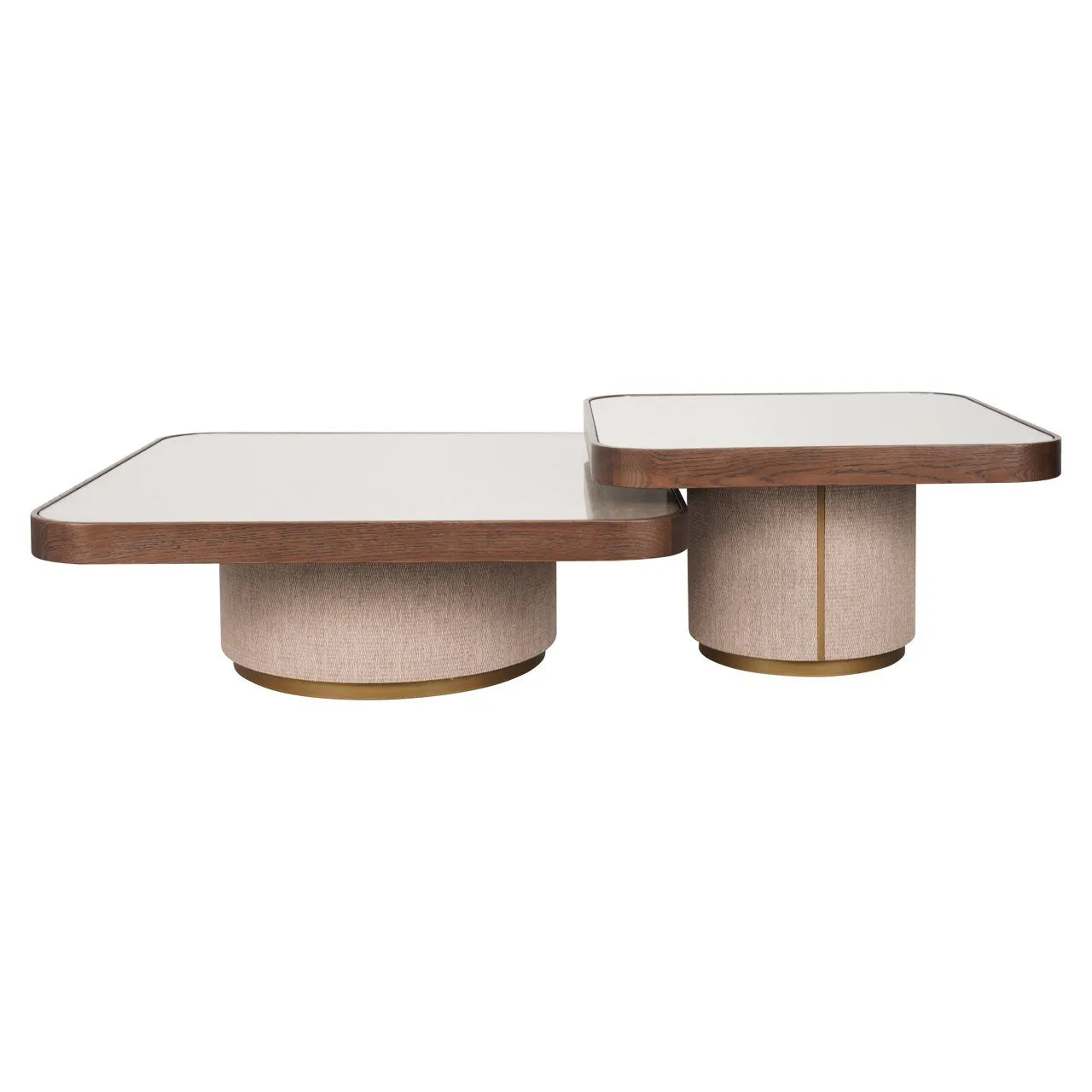 Richmond Interiors Willox Beige Including Glass Coffee Table - Set Of 2