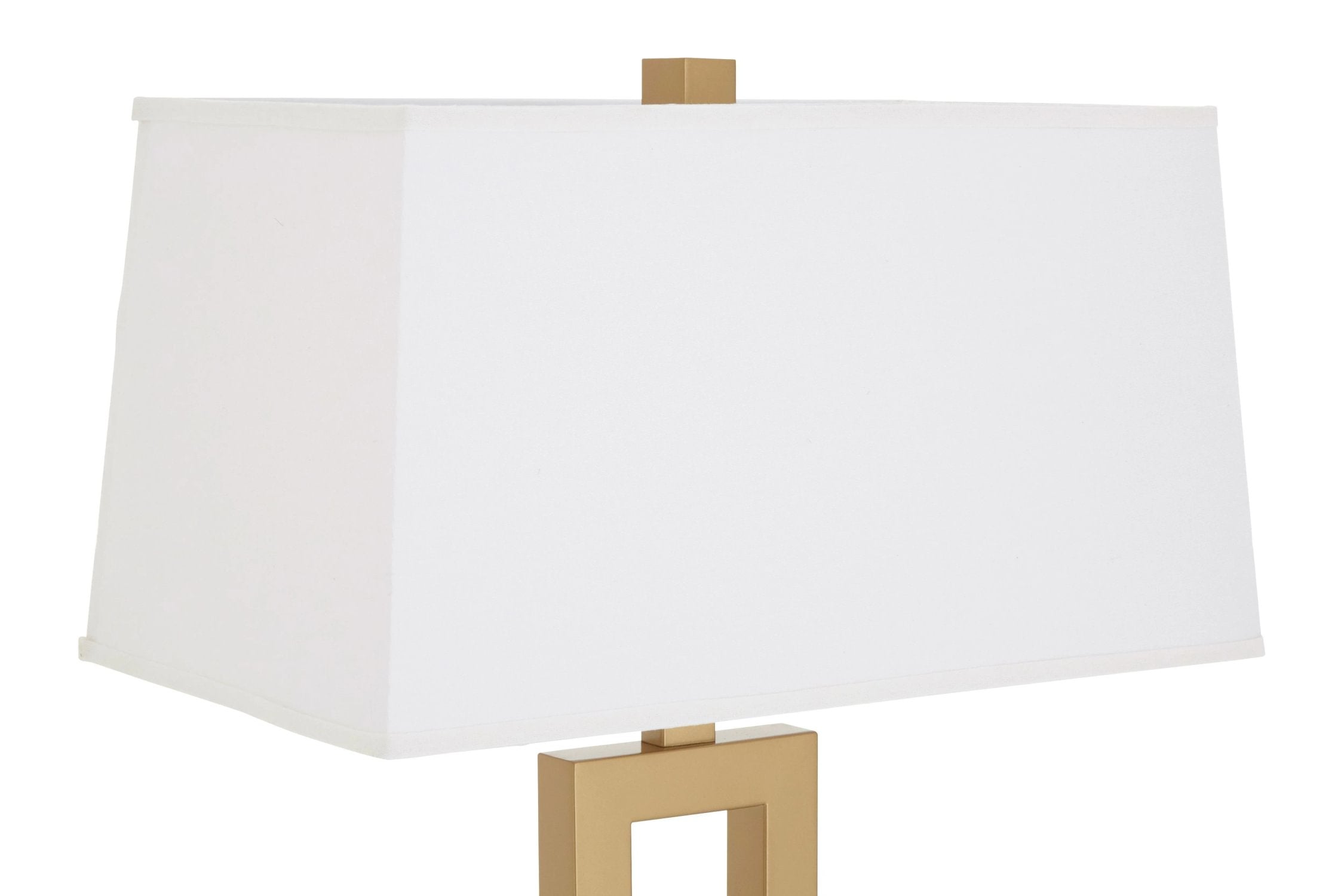 Linton White Fabric Floor Lamp