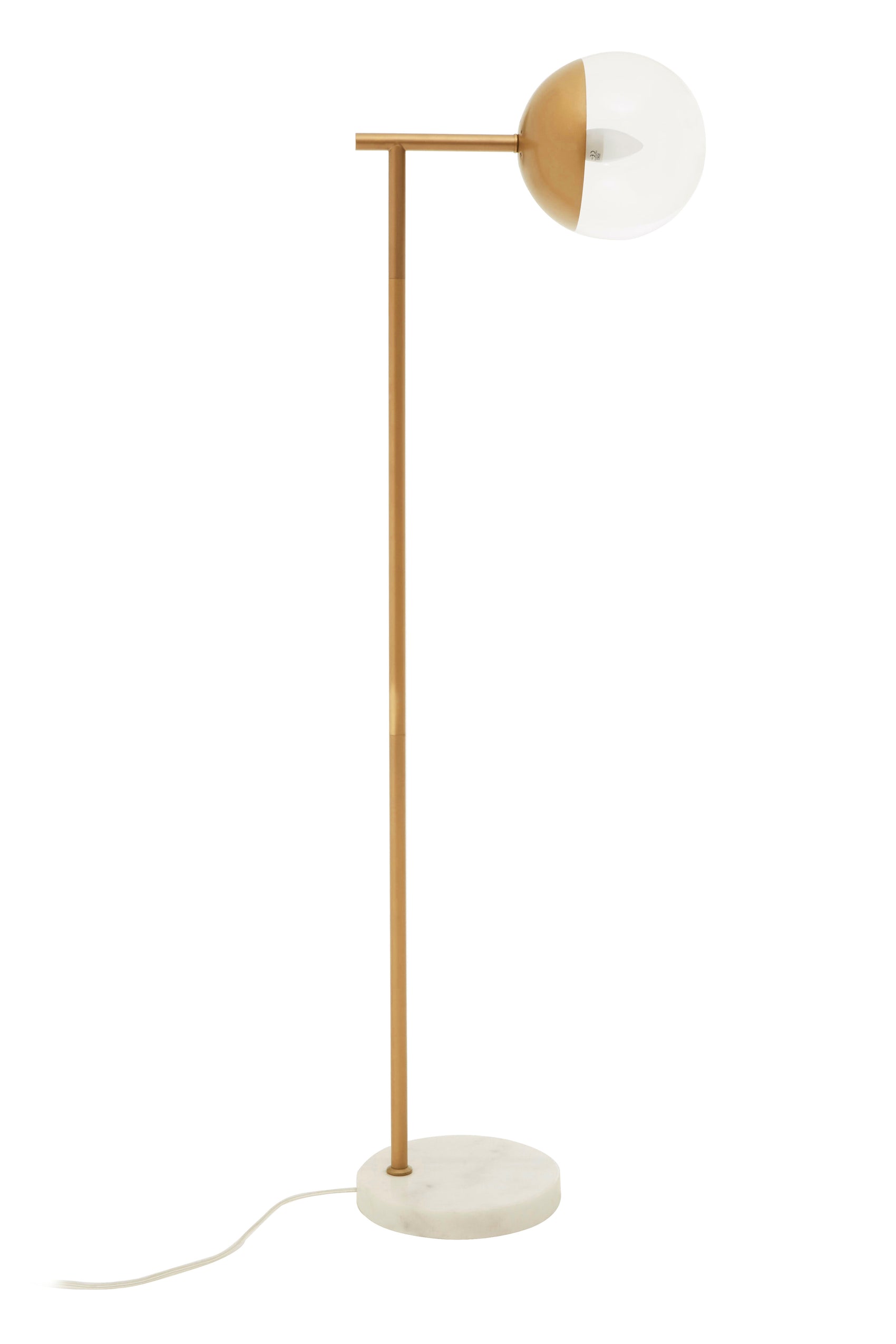 Kidston White Marble & Gold Single Table Lamp