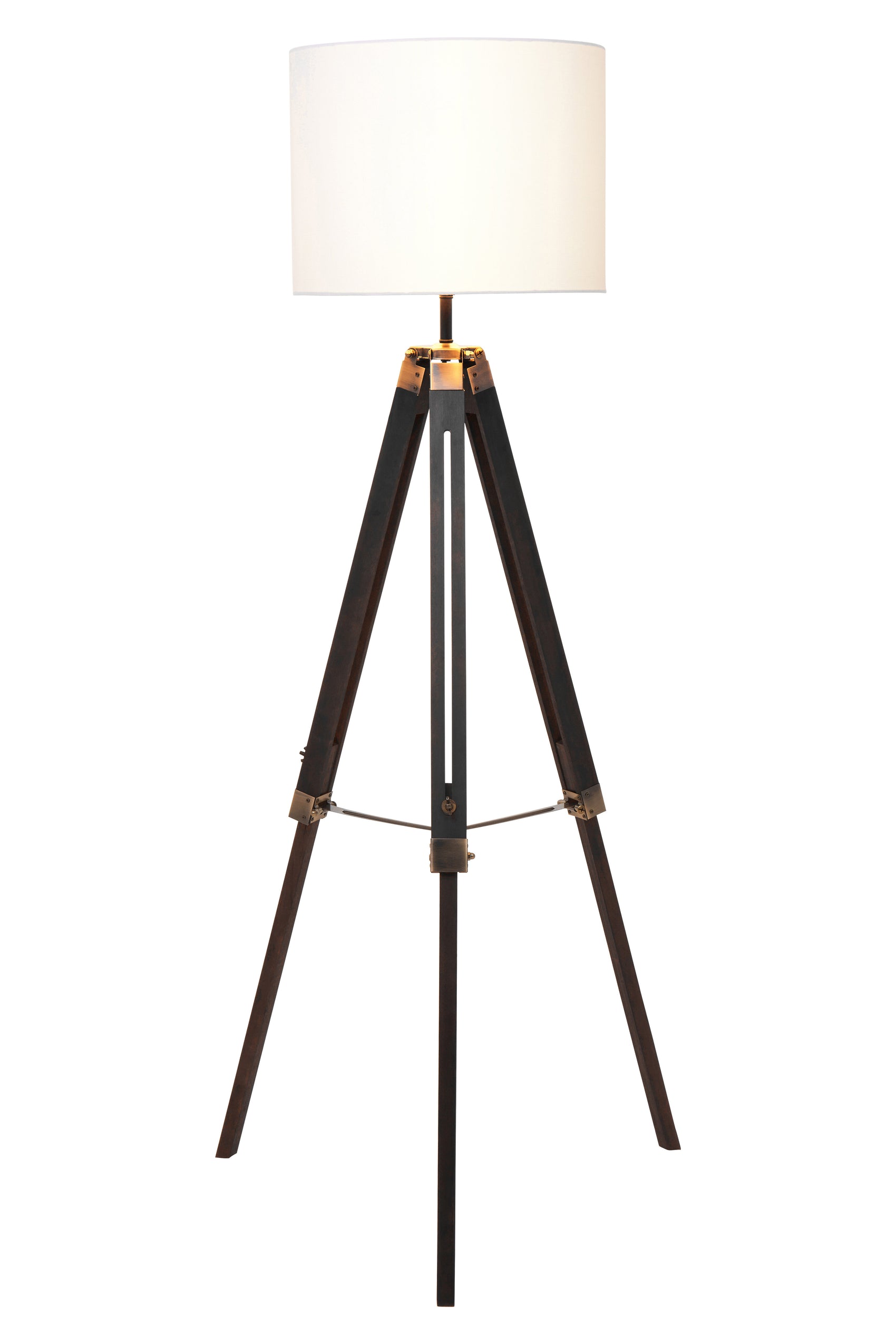 Chelsea Tripod Floor Lamp With Black Base