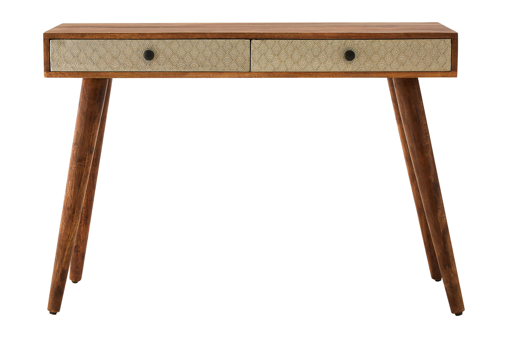 Espina Natural Acacia Wood Console Table | 2 Drawers