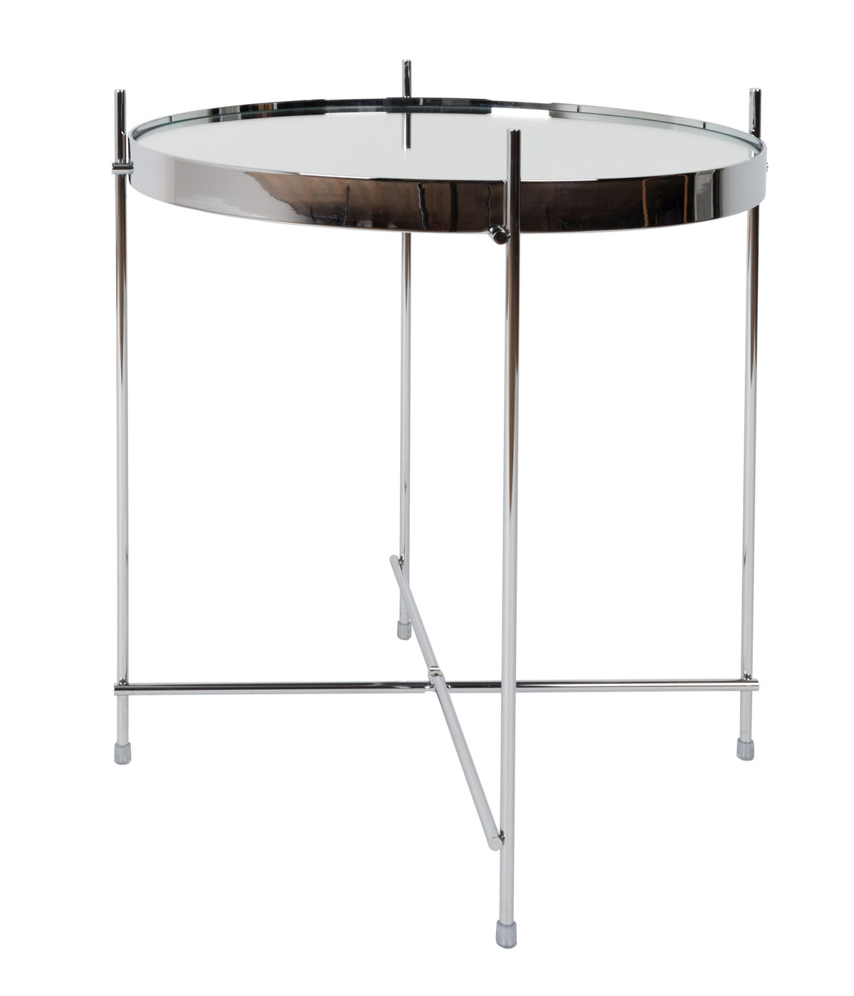 Zuiver Cupid Silver Glass Side Table