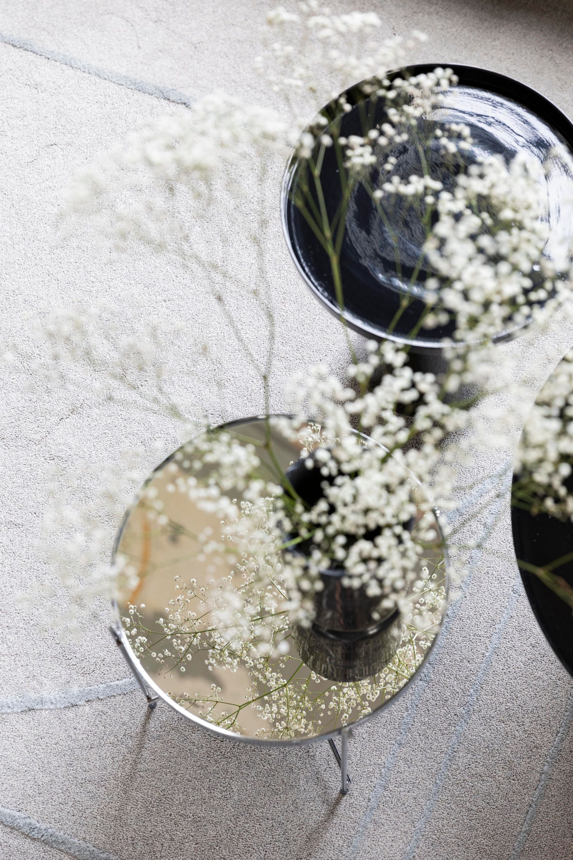 Zuiver Cupid Silver Glass Side Table