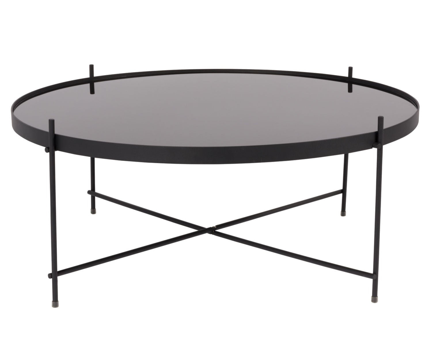 Zuiver Cupid Black Glass Side Table XXL
