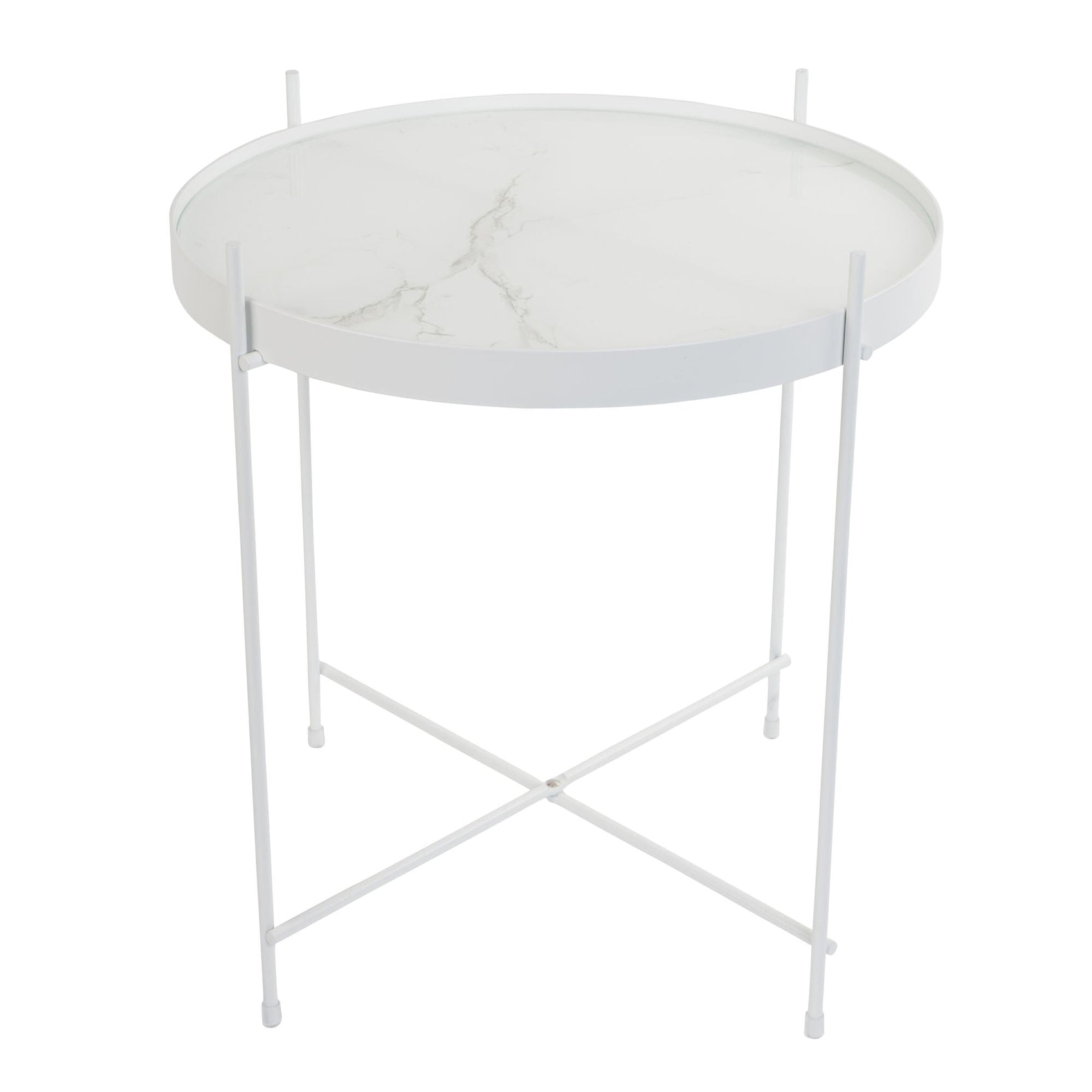 Zuiver Cupid White Marble Side Table