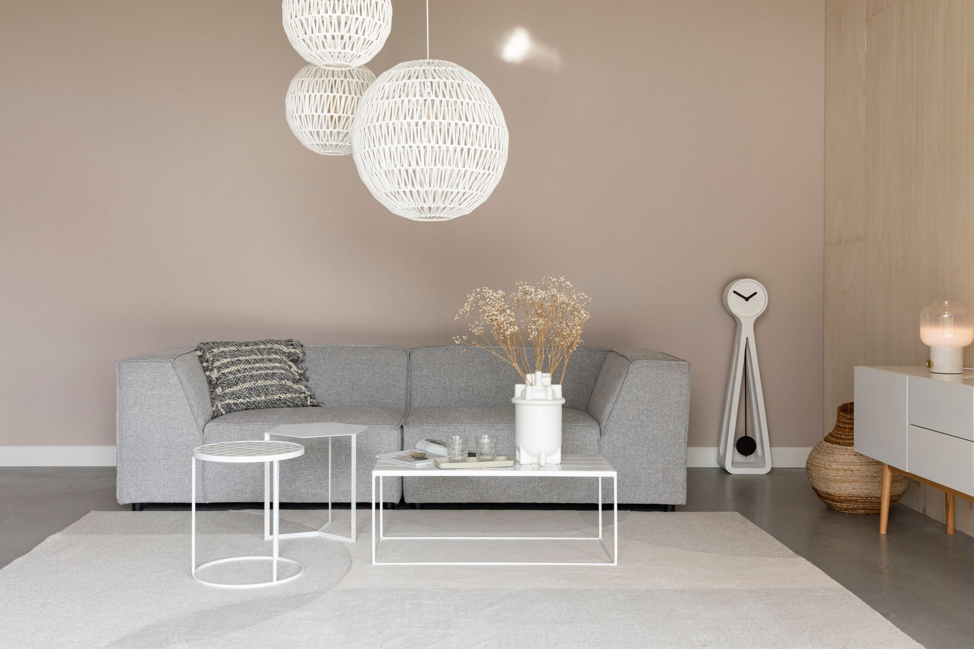 Zuiver Glazed Ceramic White Rectangle Coffee Table