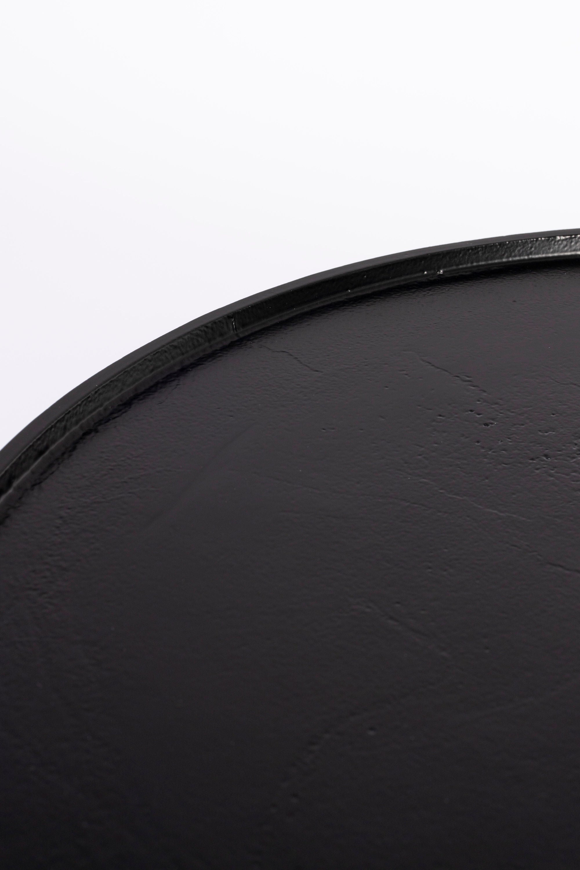 Zuiver Floss Black Aluminum Round Coffee Table