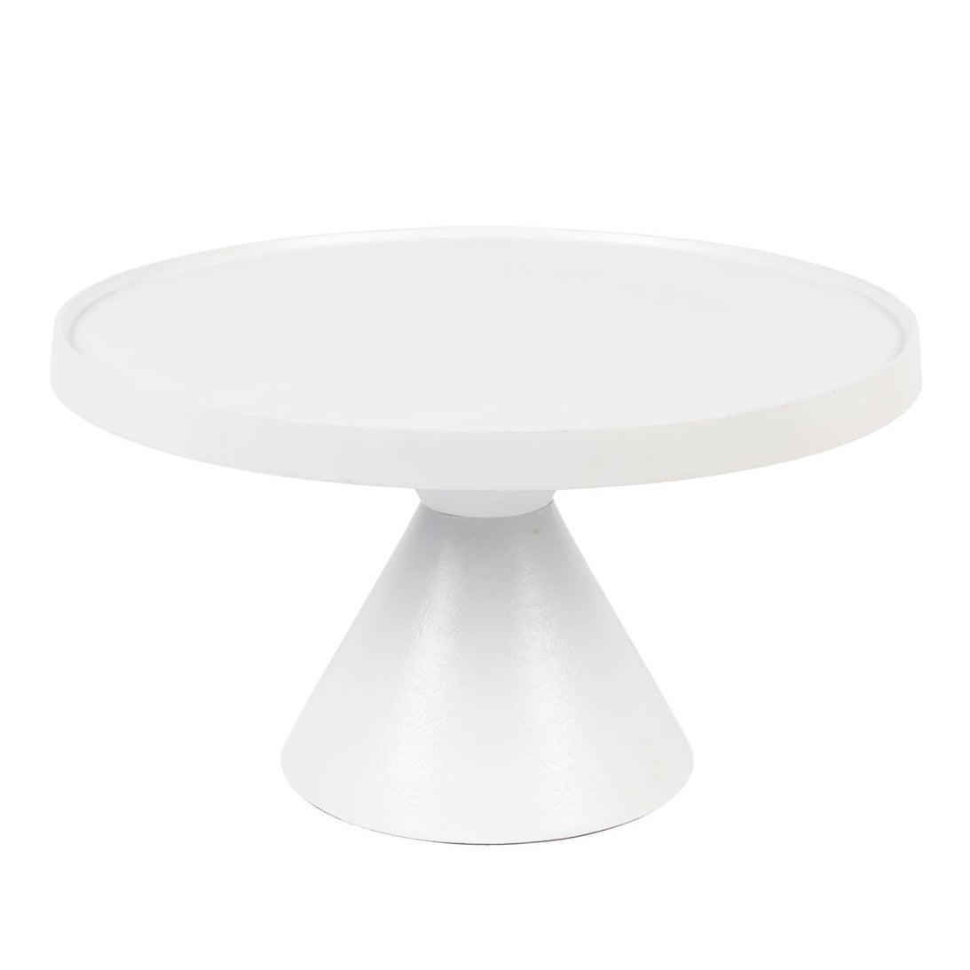 Zuiver Floss White Aluminum Round Coffee Table