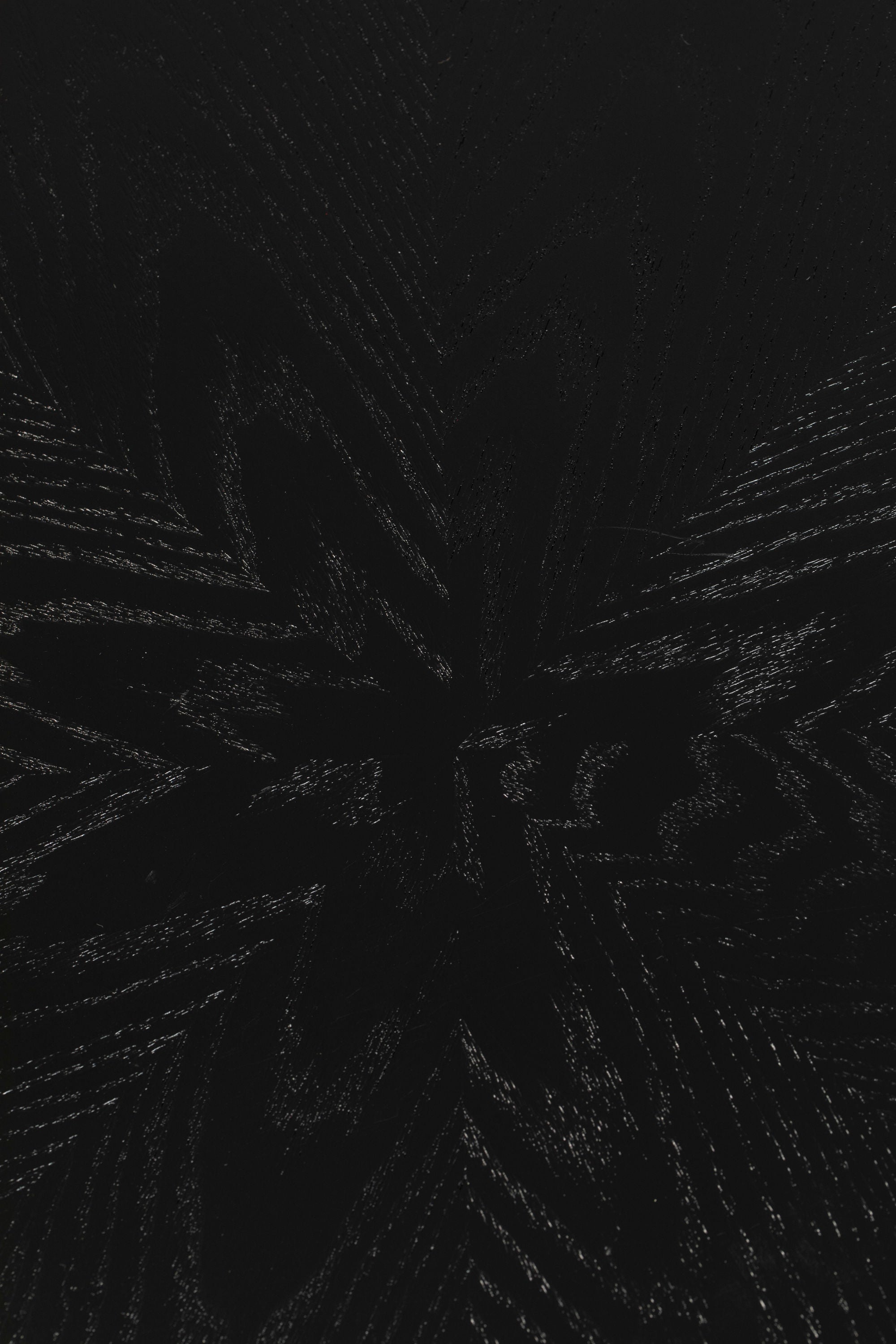 Fabio Black Wood Round Coffee Table